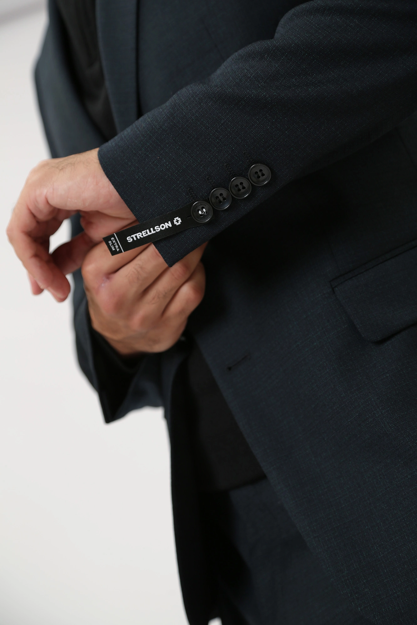 30039678_10016464 Пиджак классический Strellson Зеленый