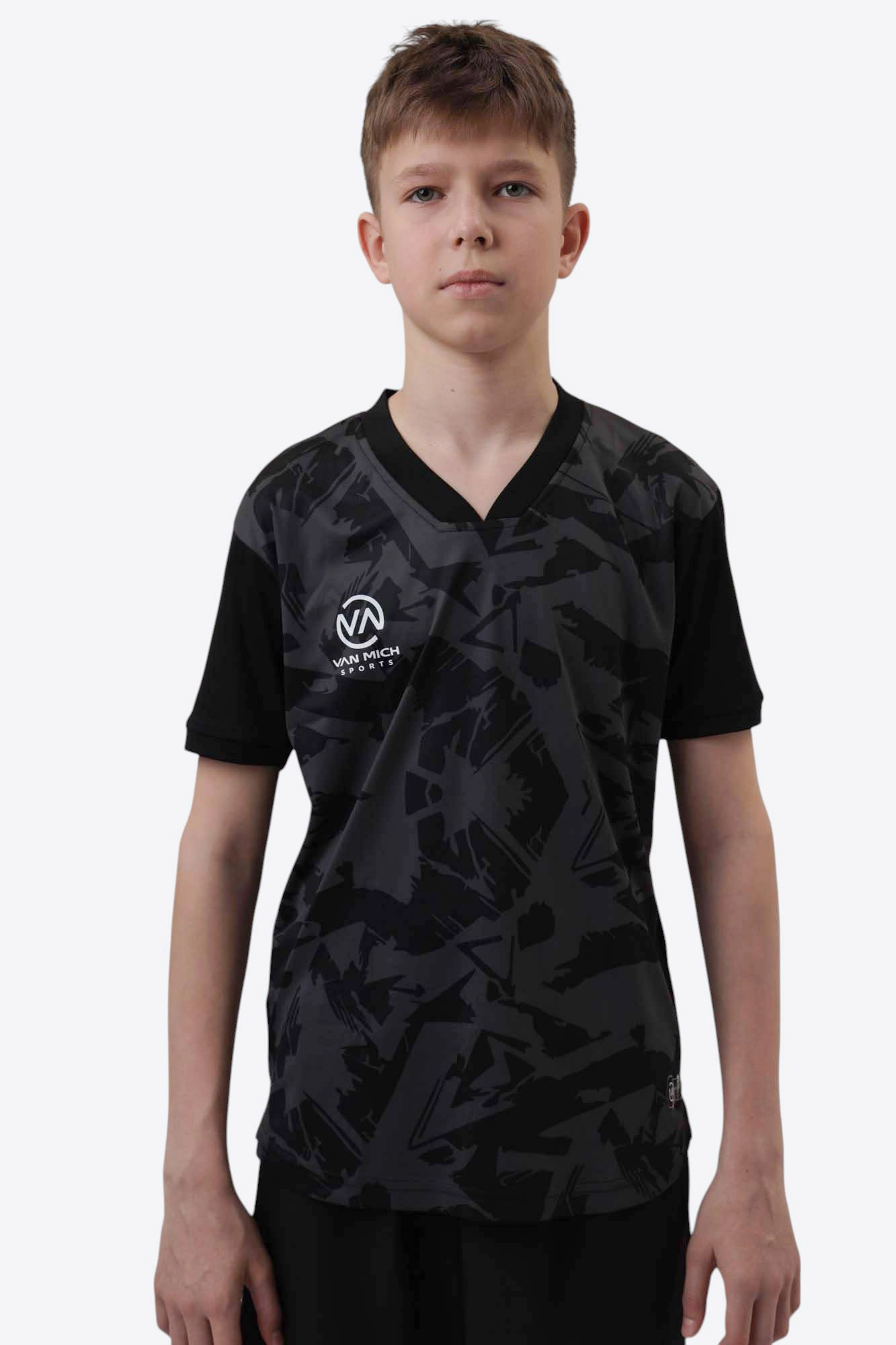 INDJ4299 Футболка игровая Van Mich Sports Черный
