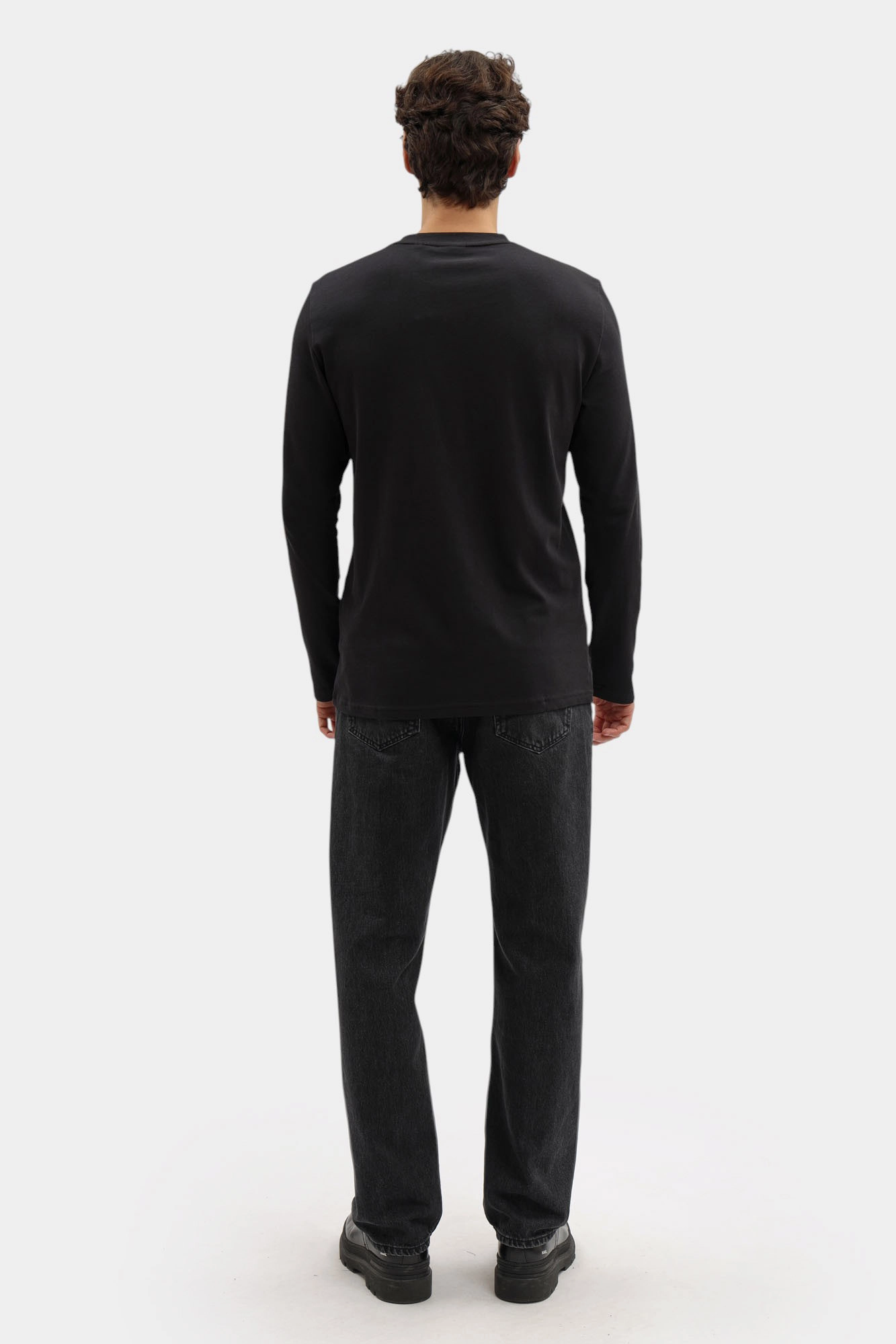 1016874 Лонгслив Mustang Черный