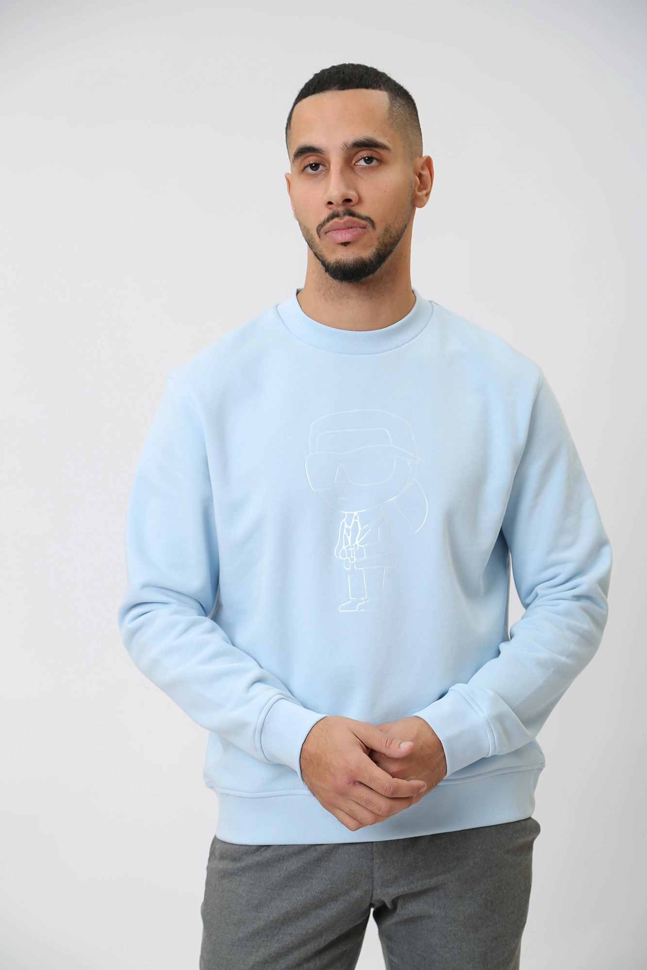 534910_705030 Свитшот Karl Lagerfeld Голубой