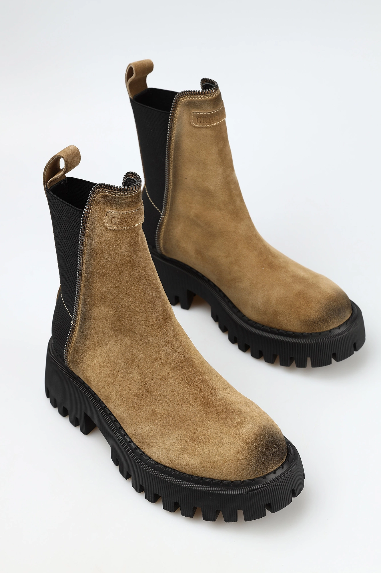 W3697B-6D12 Ботинки челси Graciana Коричневый