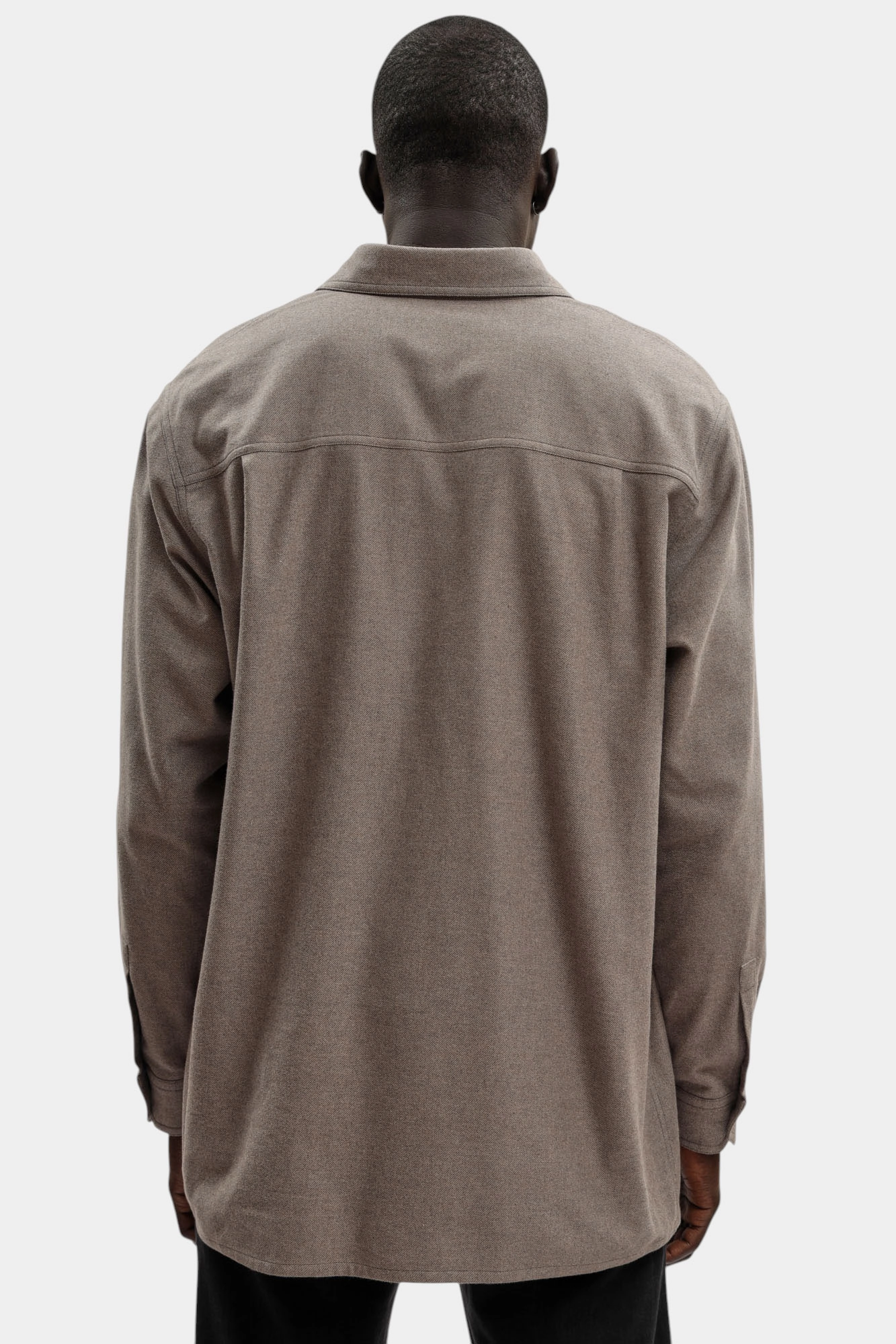 EM001604_ TE16011 Рубашка с длинным рукавом Emporio Armani Коричневый