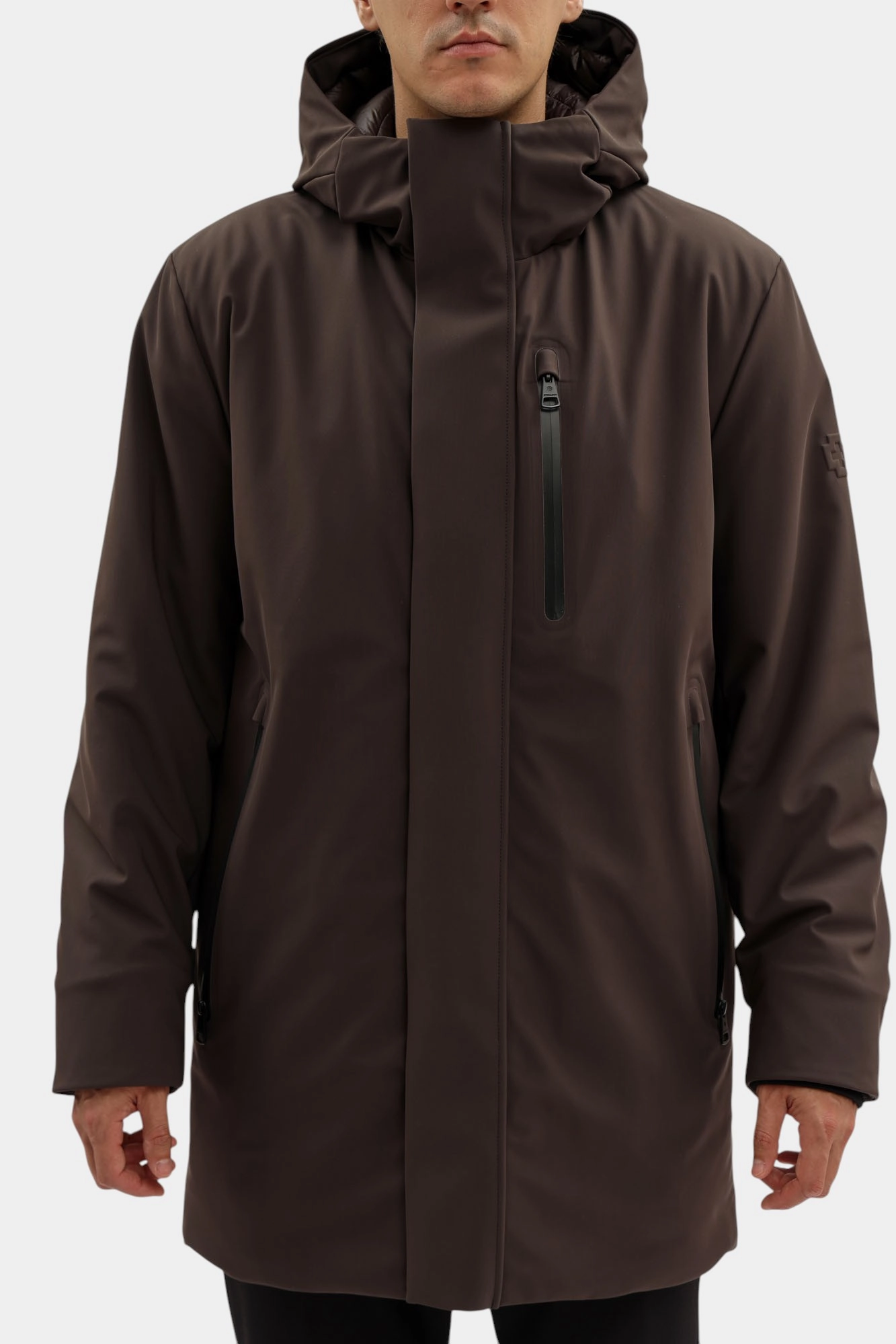 30043681_10018403 Парка Strellson Коричневый