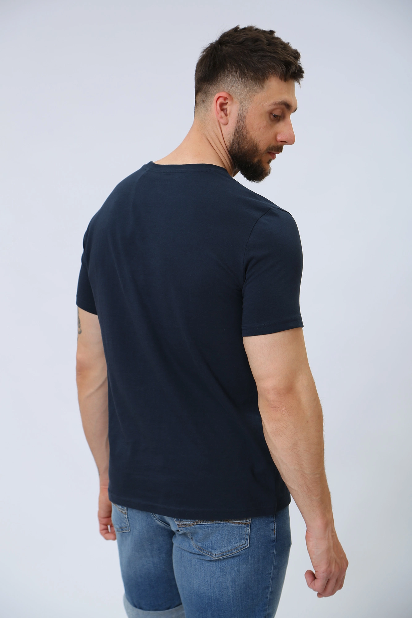 1013549 Футболка Mustang Синий