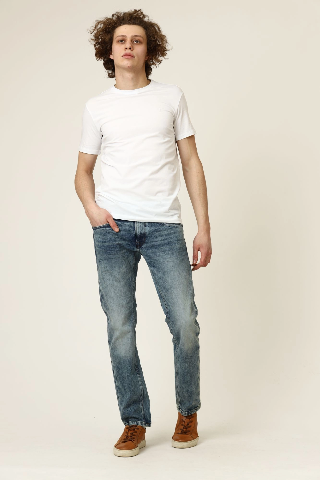 1010547-5000 Джинсы Oregon Tapered Mustang Голубой