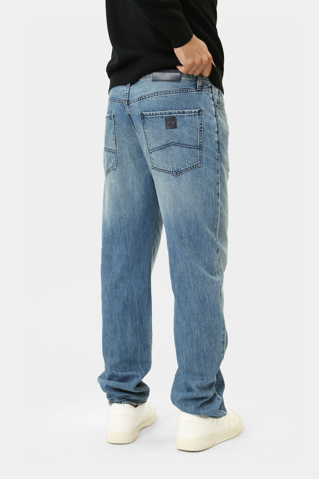 6DZJ88_Z1ZVZ Брюки джинсовые Armani Exchange Синий