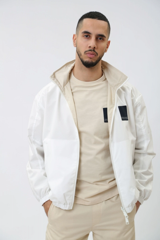 Брюки джинсовые Armani Exchange Хлопок Серый