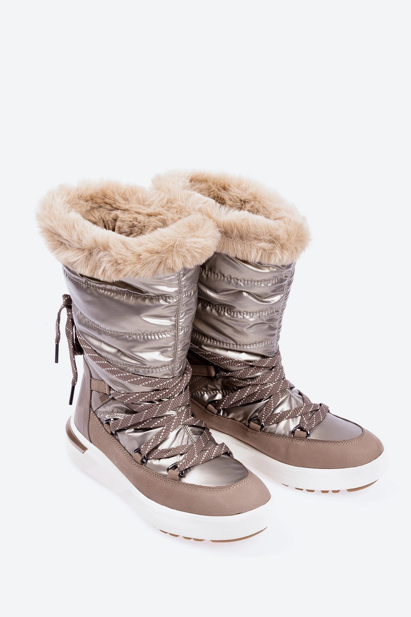 D16QSC0FU33 Сапоги Geox Бежевый