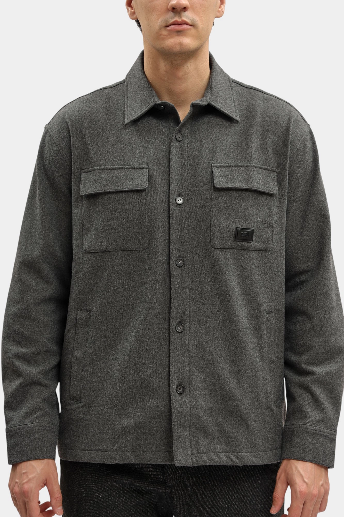 554566_605980 Рубашка Karl Lagerfeld Серый