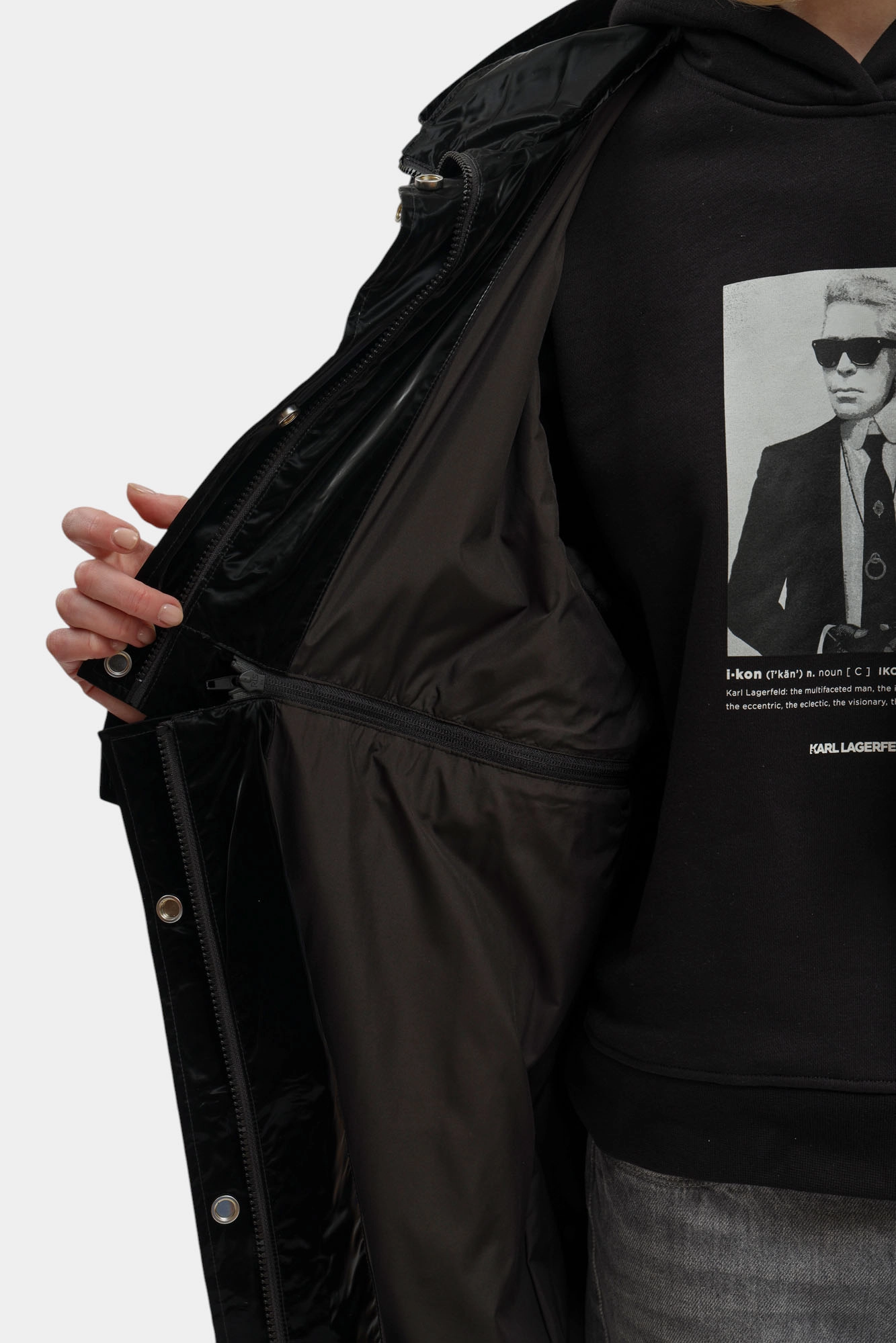 B1W15006 плащ karl lagerfeld 