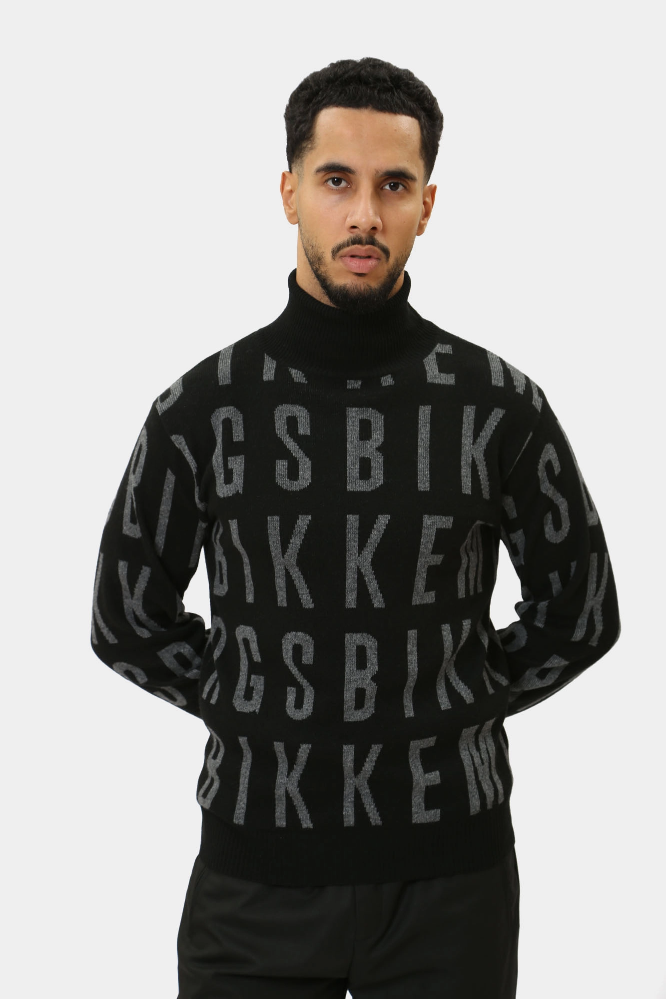 PBMM0375 Водолазка Bikkembergs Черный