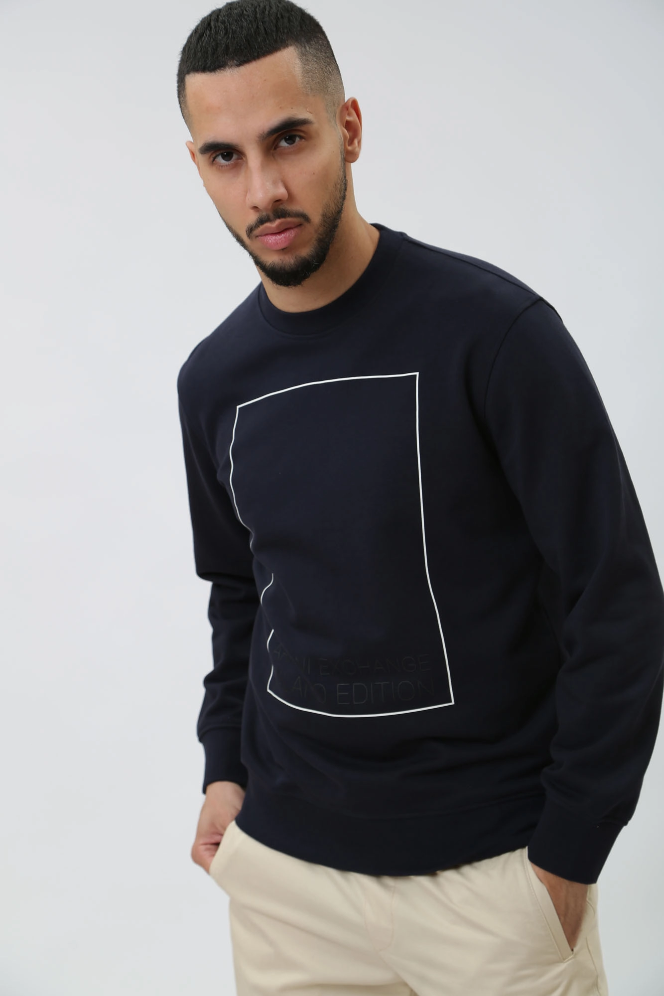 3DZMHH_ZJGGZ Свитшот Armani Exchange Синий