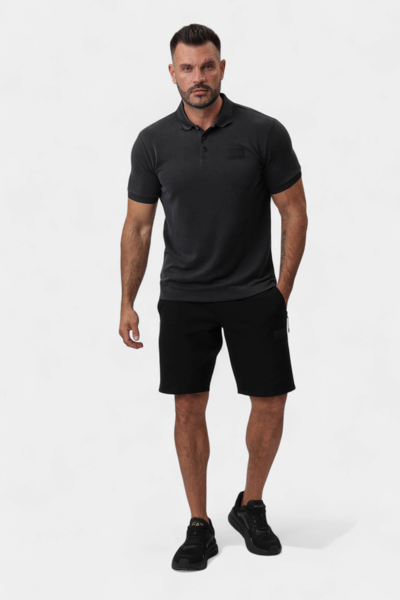 7M000090_AF13862 Поло EA7 Черный