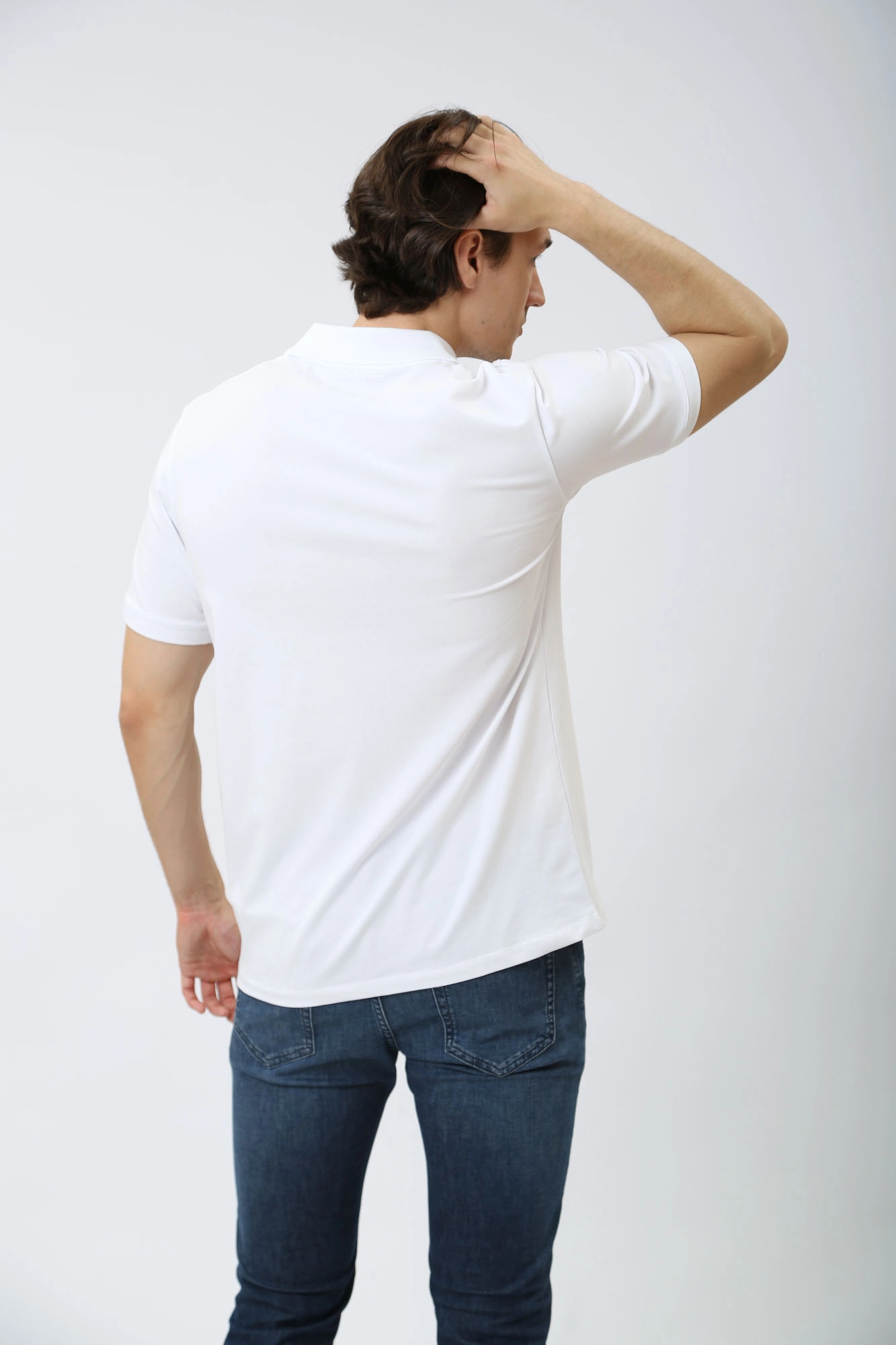 542221_745015 Поло Karl Lagerfeld Белый