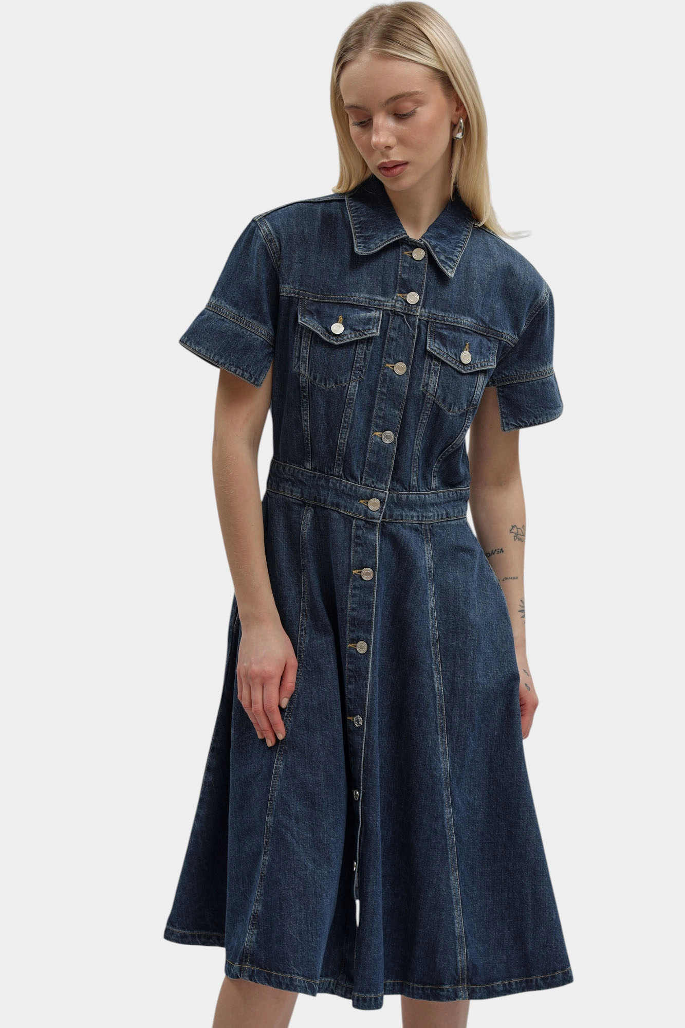 B1W13037 платье джинсовое karl lagerfeld 