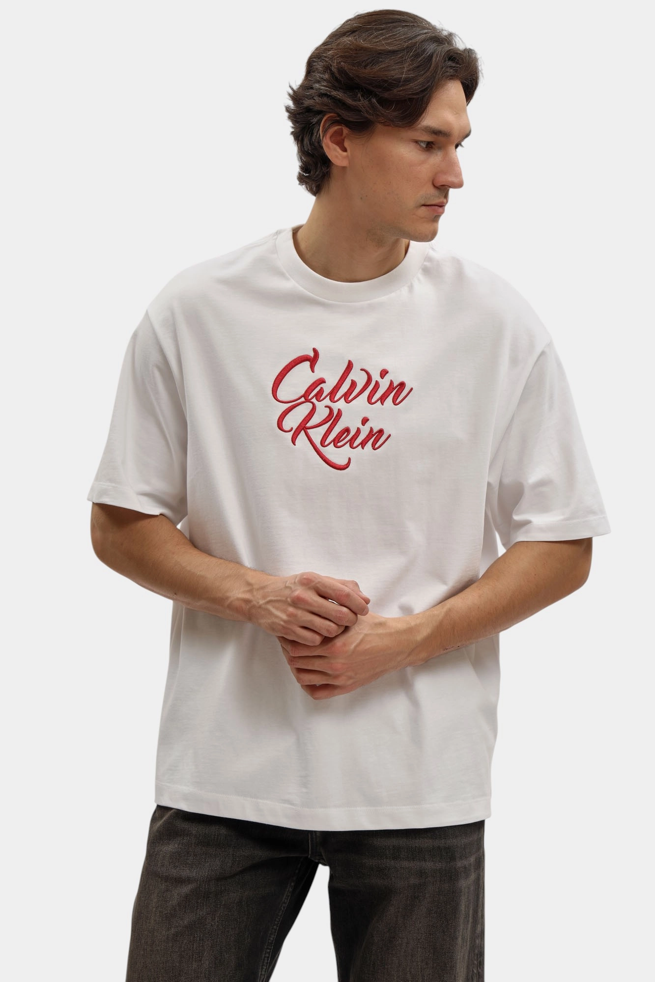 LV04RD801G Футболка Calvin Klein Jeans Белый