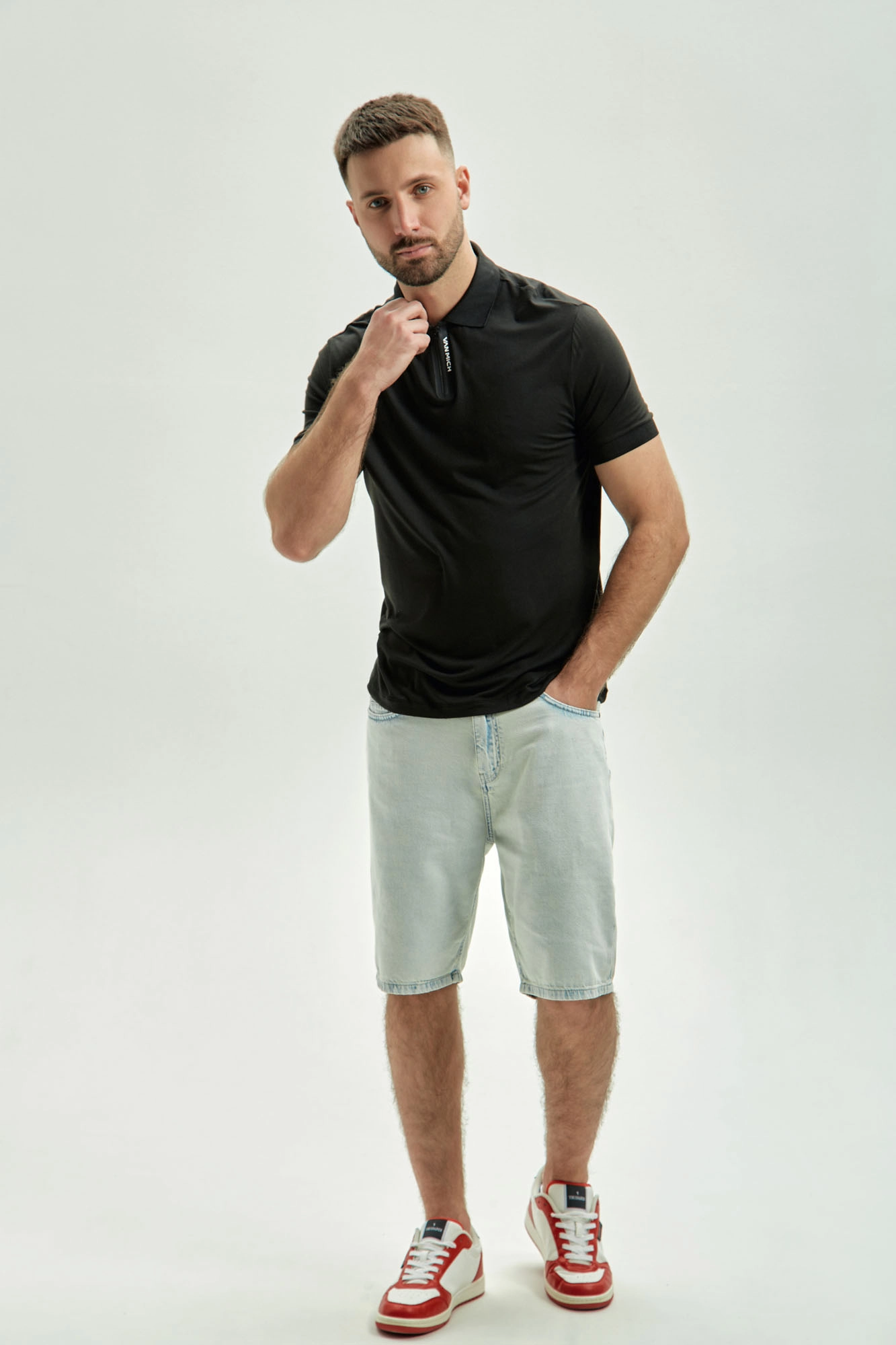 VM-ERK-22-033 Поло Van Mich Черный