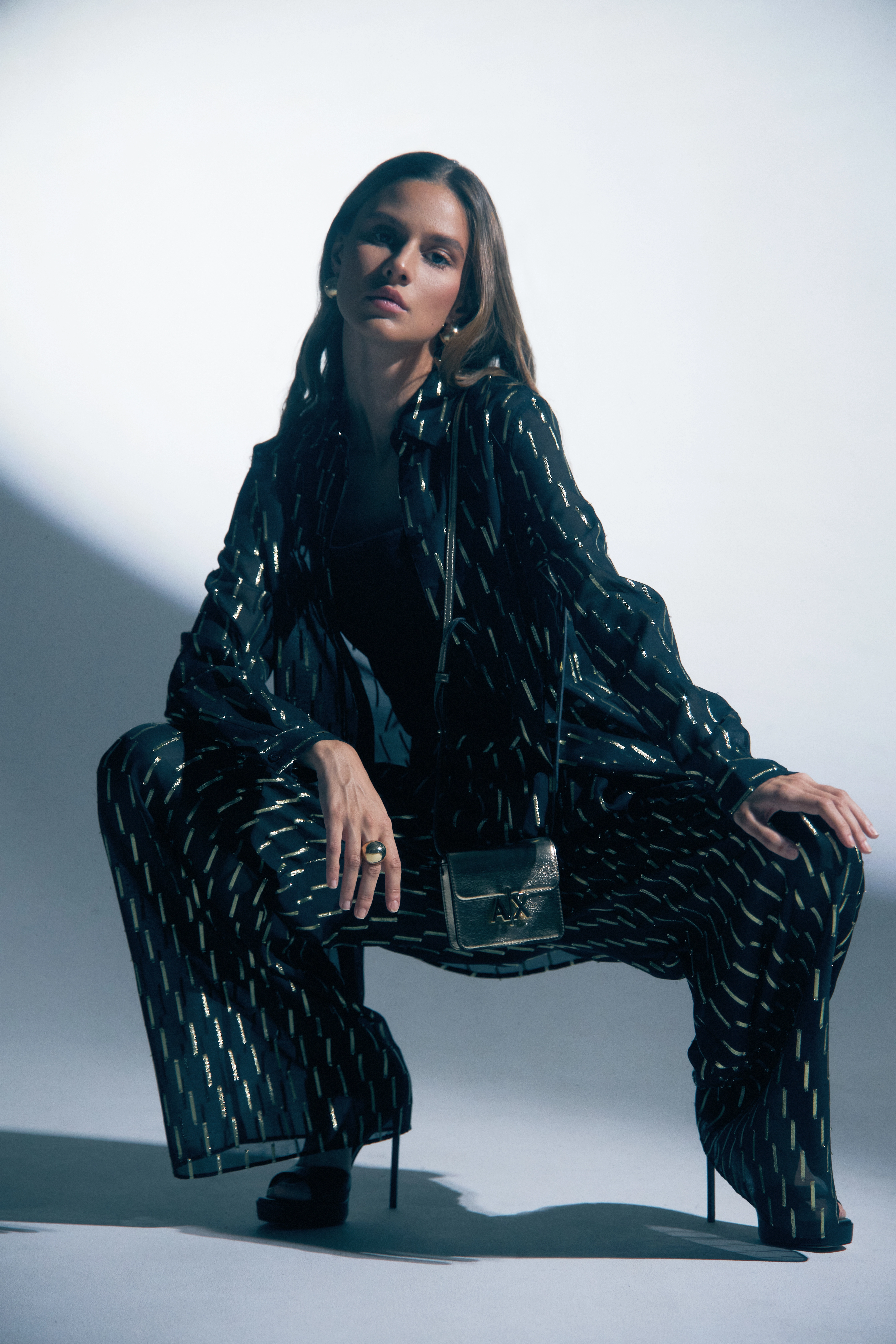 6RYC40_YN9MZ рубашка д/р armani exchange 