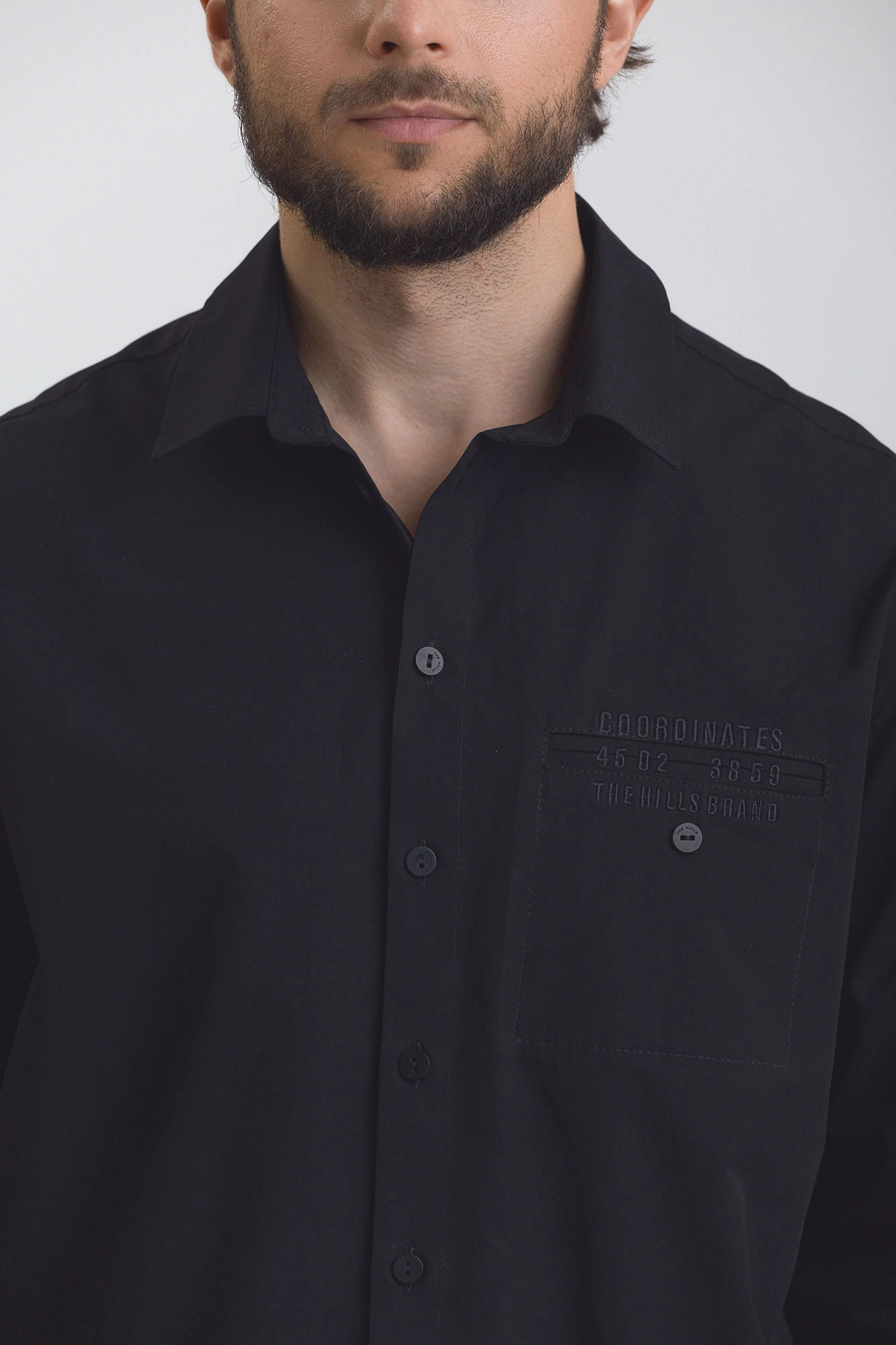 M-252-TH-56-2305 Рубашка с длинным рукавом The Hills Черный
