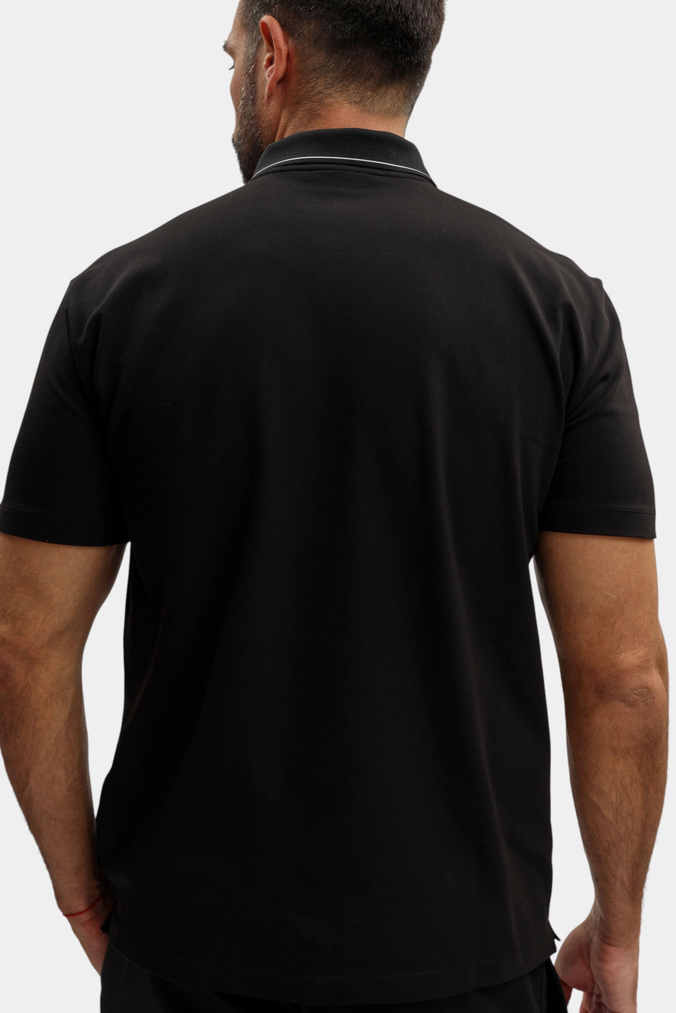 7M000847_AF13511 Поло с коротким рукавом EA7 Черный