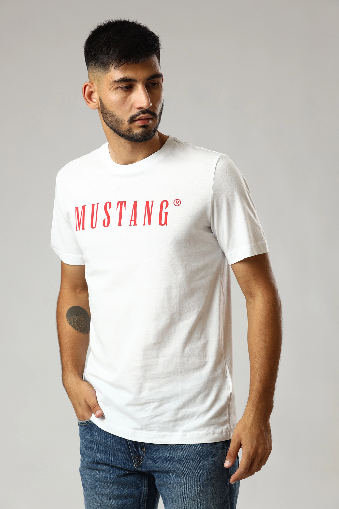 1013221-2045 Футболка Mustang Белый