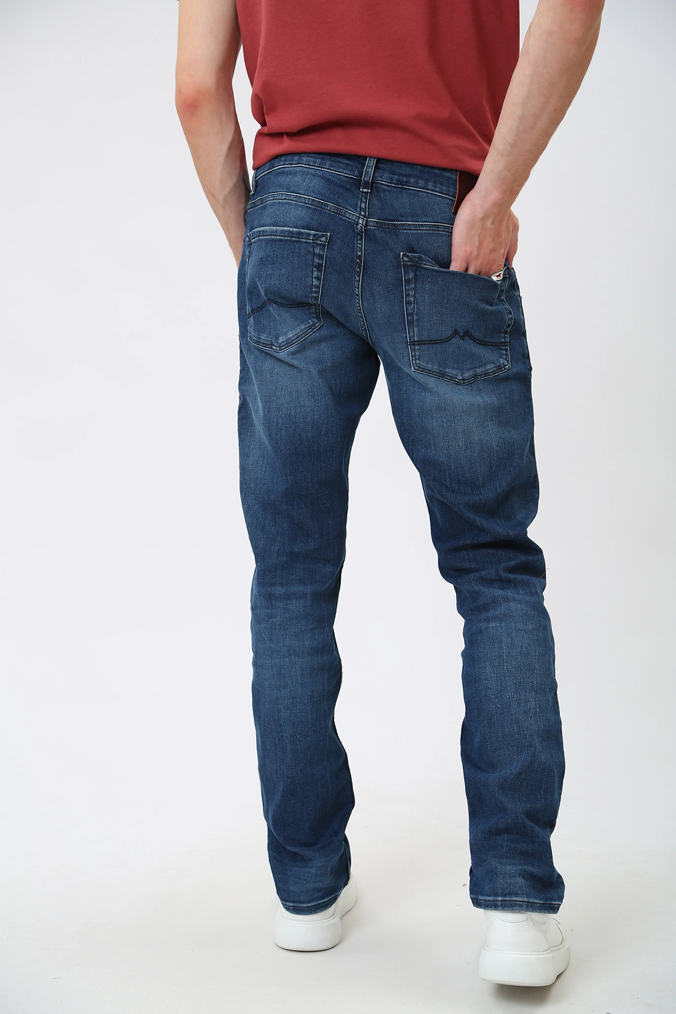 1012669-5000 Джинсы Michigan Tapered Mustang Синий