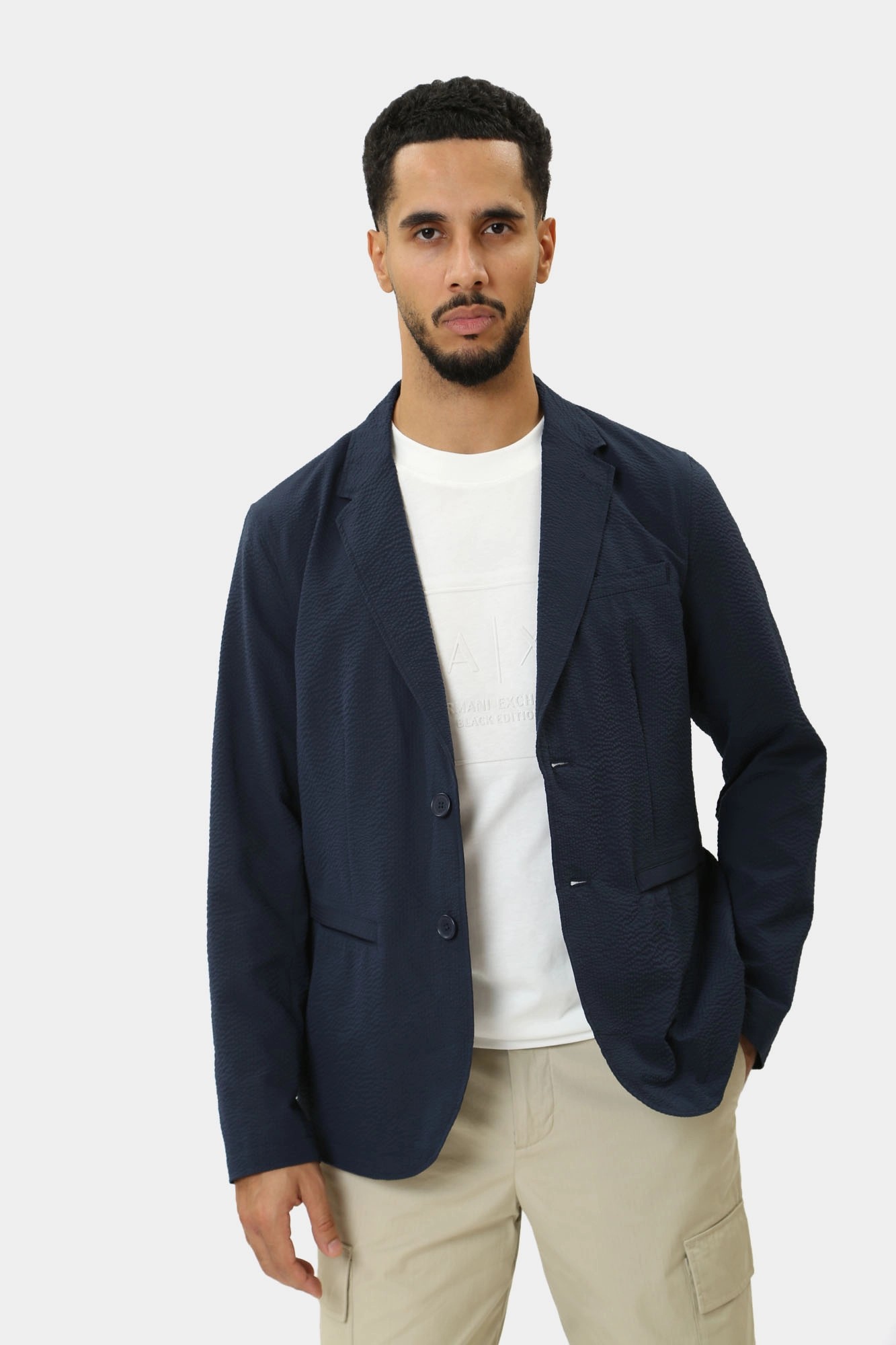 3DZG23_ZN1AZ_15BA Пиджак Armani Exchange Синий