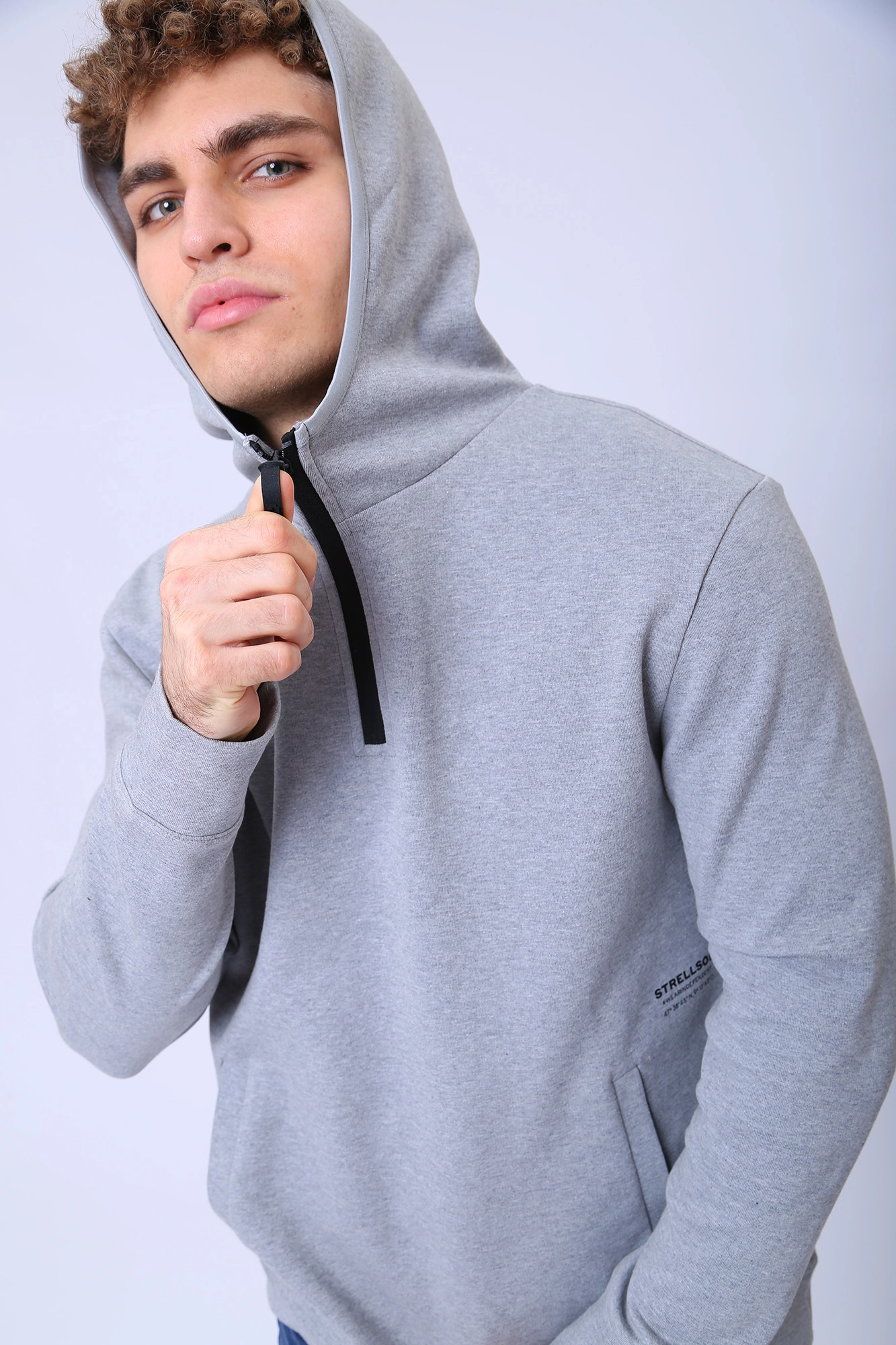 30034956_10015784 Худи Strellson Серый