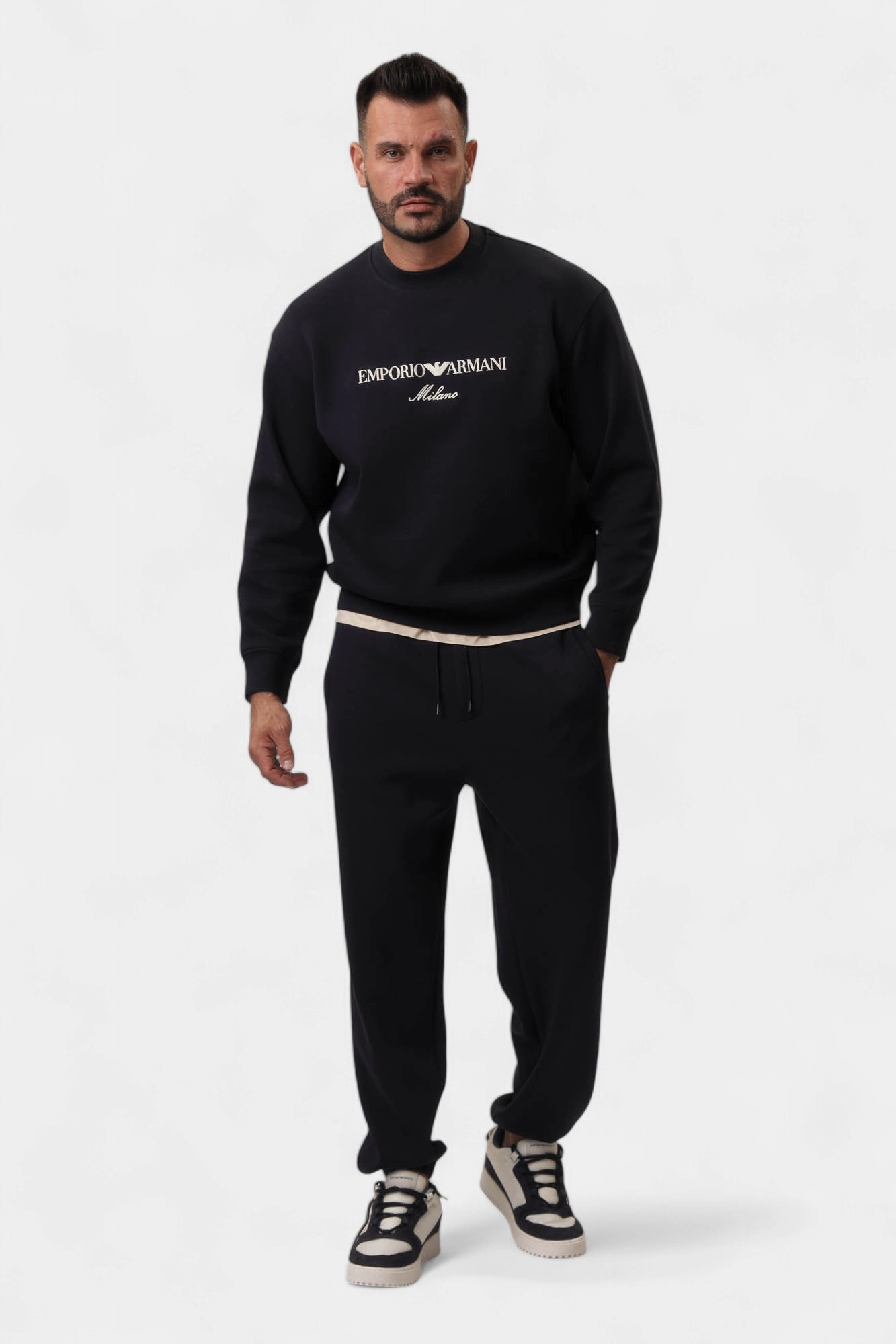EM001052_AF10013 Свитшот Emporio Armani Синий