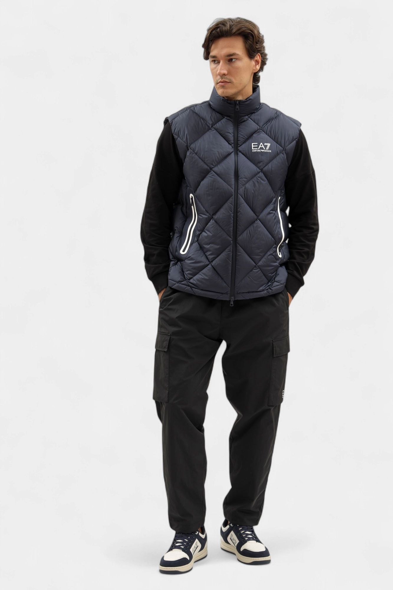 7M001002_AF15923 Жилет EA7 Голубой