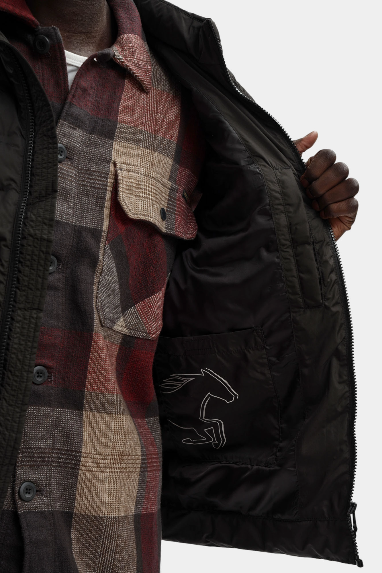 1017525 Жилет Mustang Черный