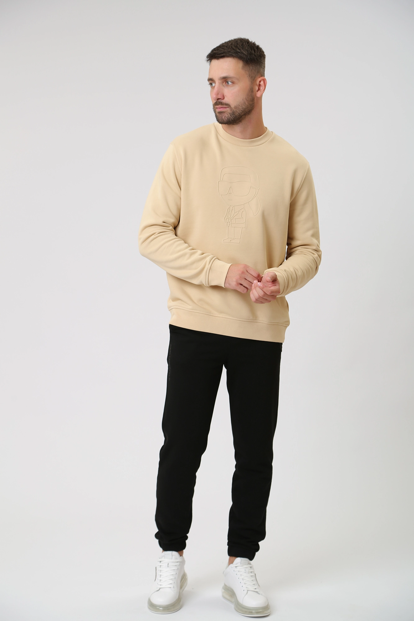 533910_705401 Свитшот Karl Lagerfeld Бежевый