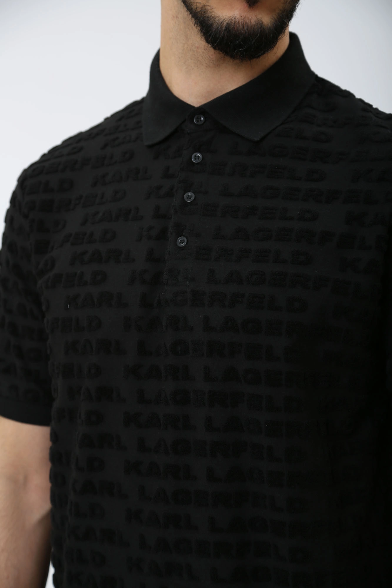 542235_745029 Поло Karl Lagerfeld Черный