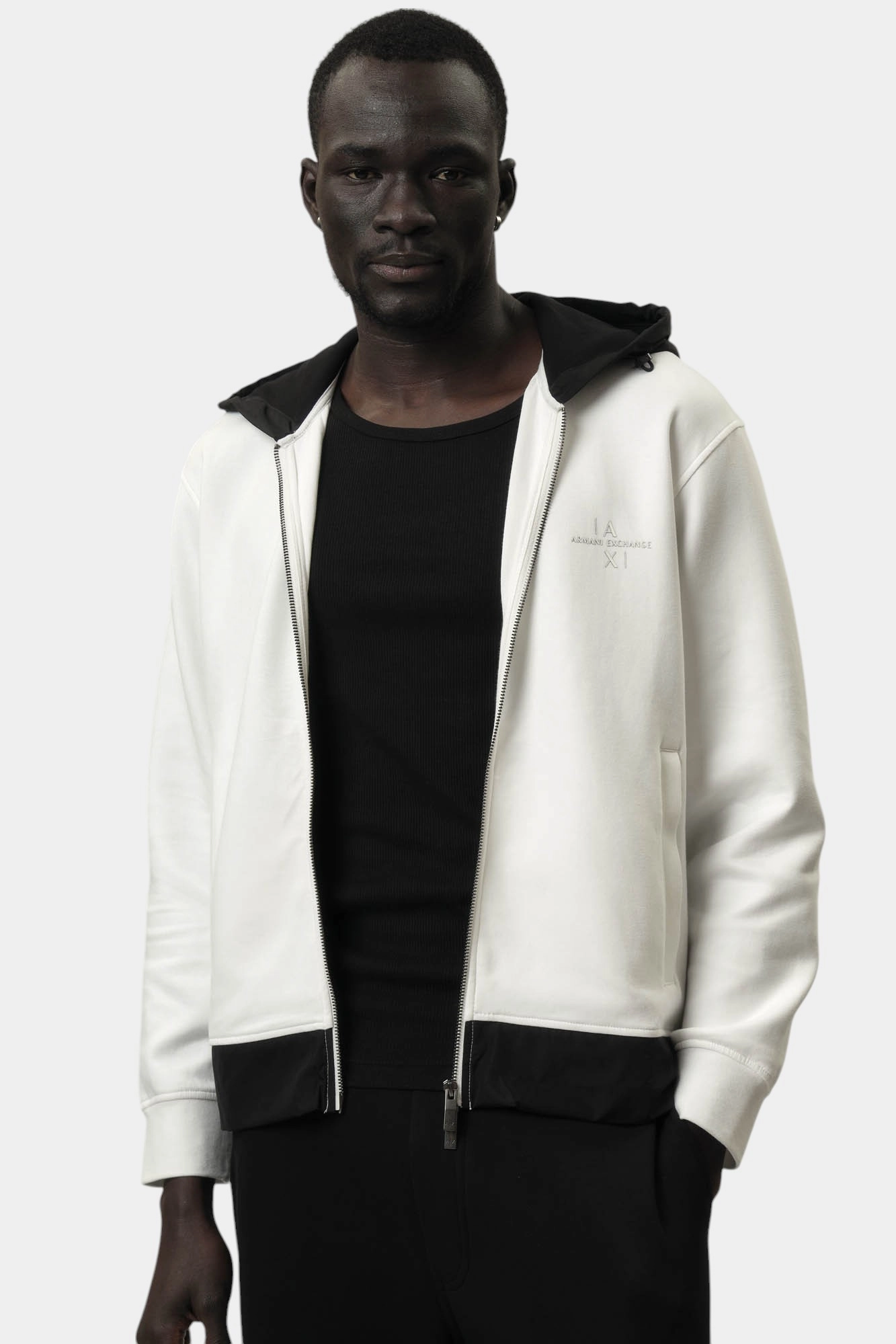 XM000515_AF13047 Толстовка с капюшоном Armani Exchange Белый