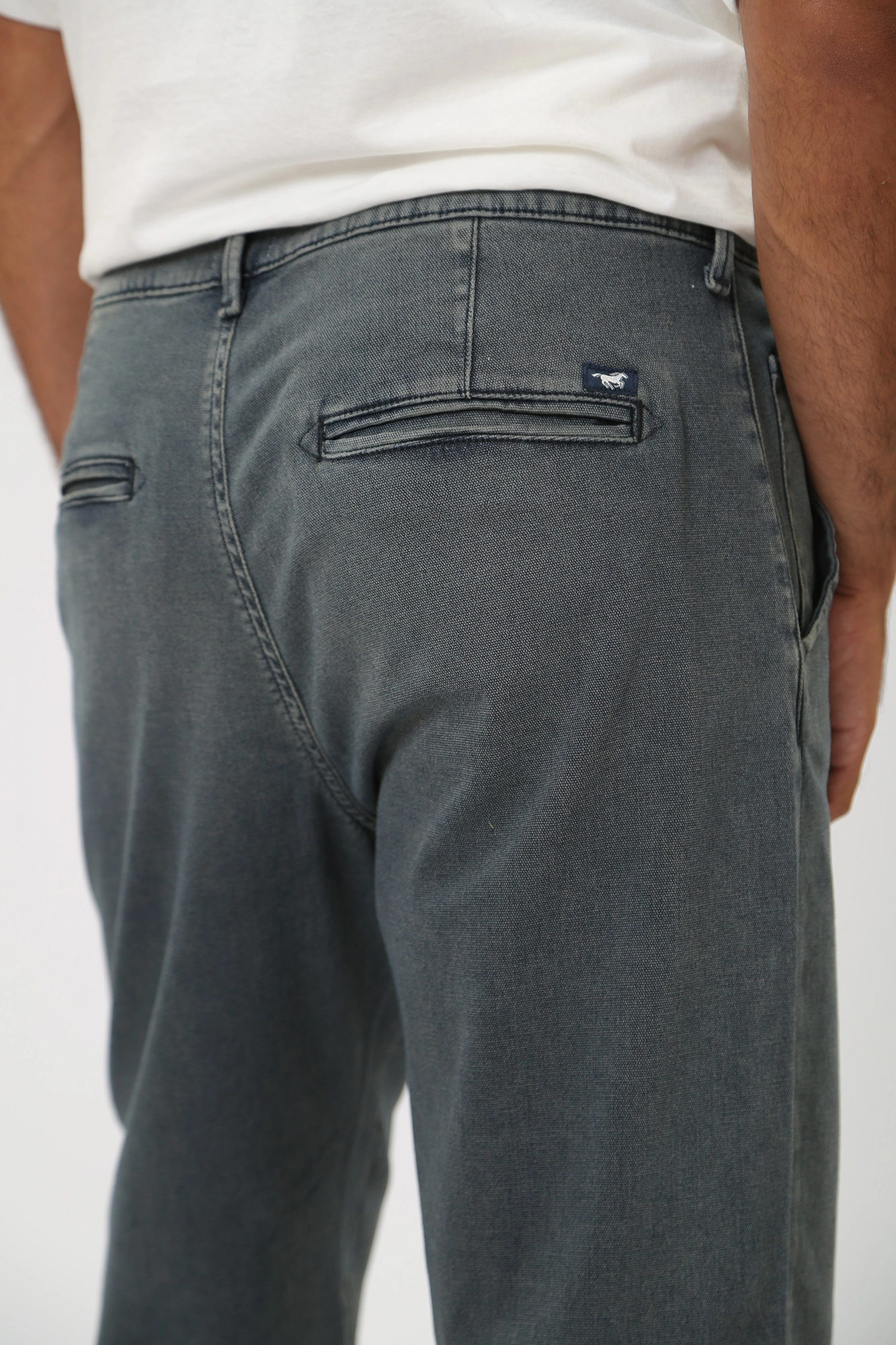 1014281-5000 Брюки джинсовые Mustang Серый