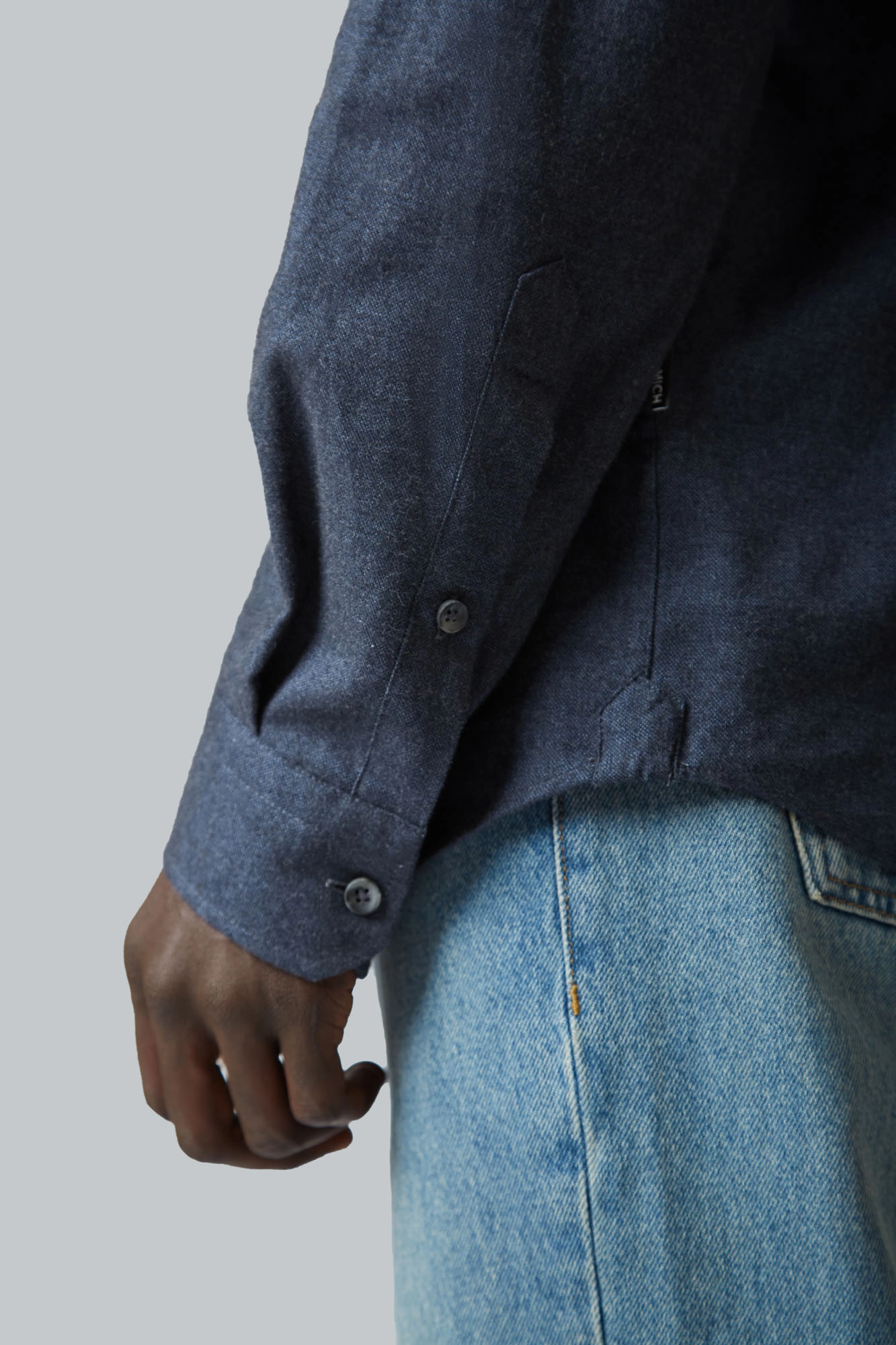 VM-BAL-58-003 Рубашка с длинным рукавом Van Mich Синий