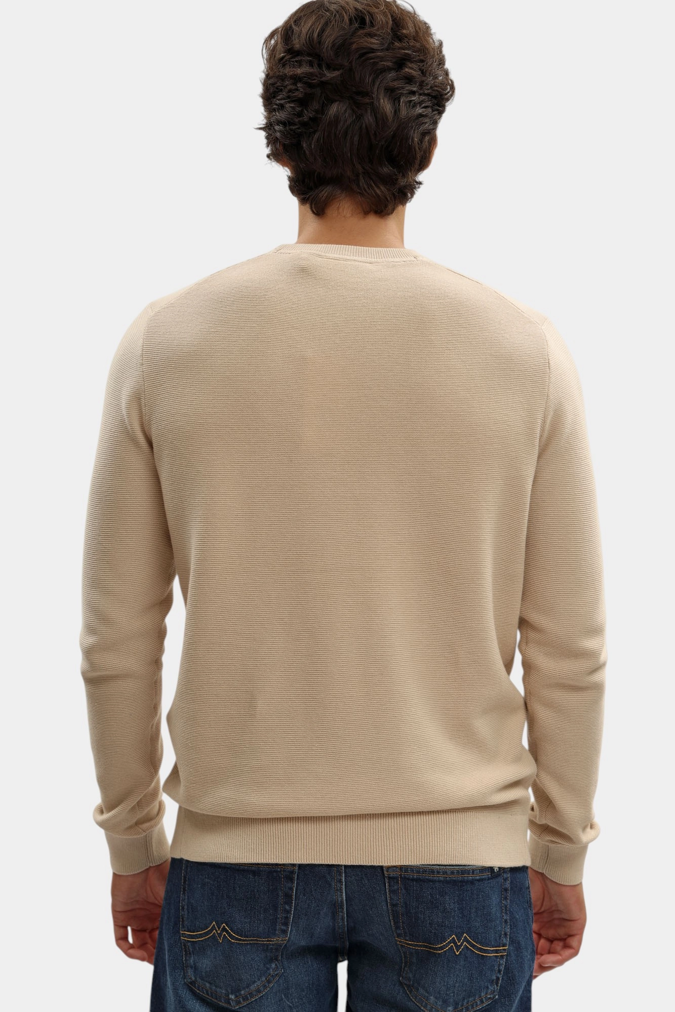 1016844 Джемпер Mustang Бежевый