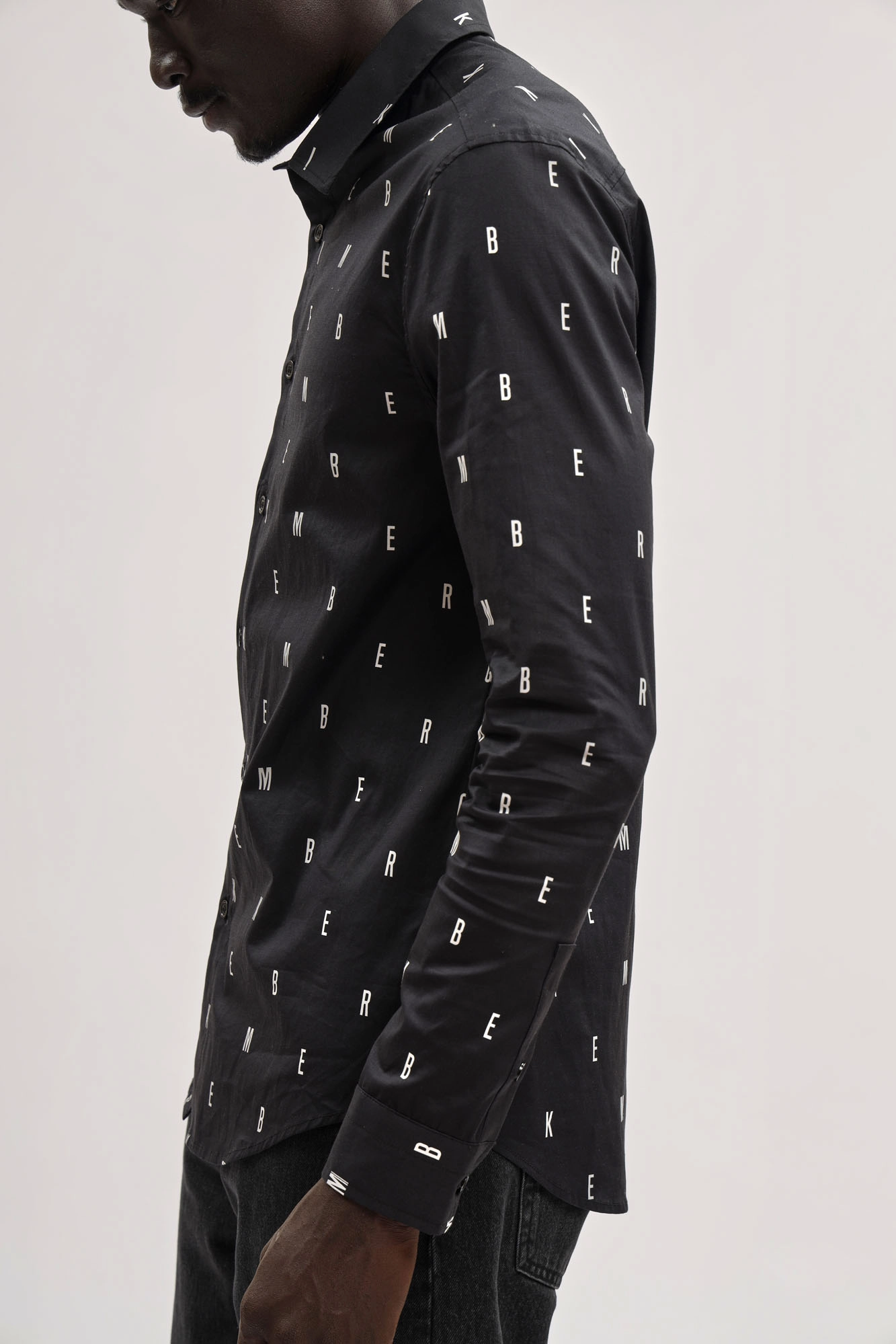 BMS1037C Рубашка Bikkembergs Черный