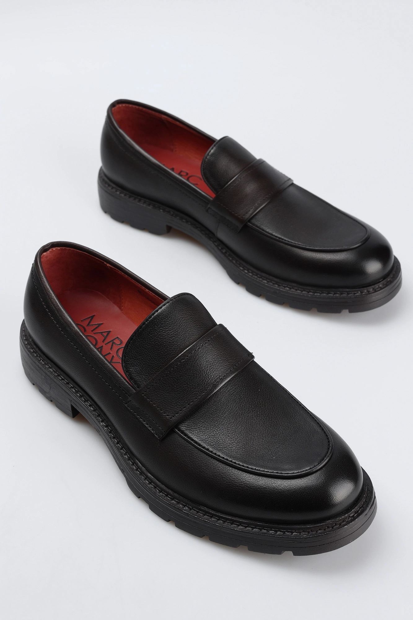 MC15848-ML/10 нат.кожа Полуботинки муж кожа кор. Лоферы Marc Cony Коричневый