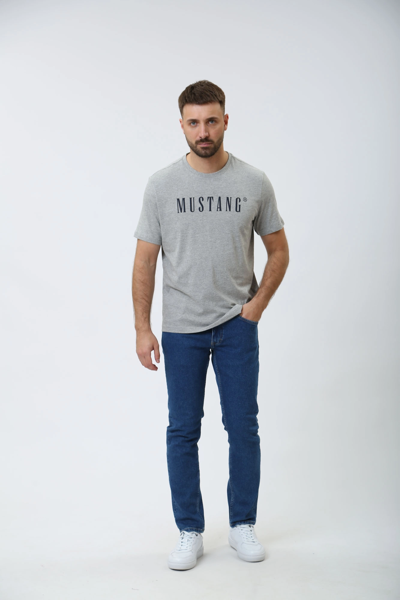 1014863-5000 Джинсы Oregon Slim  Mustang Синий