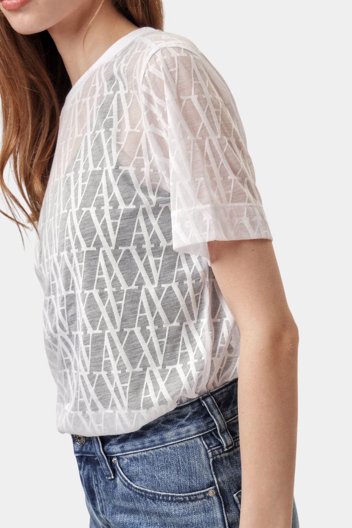 XW000513_AF10835 футболка armani exchange 