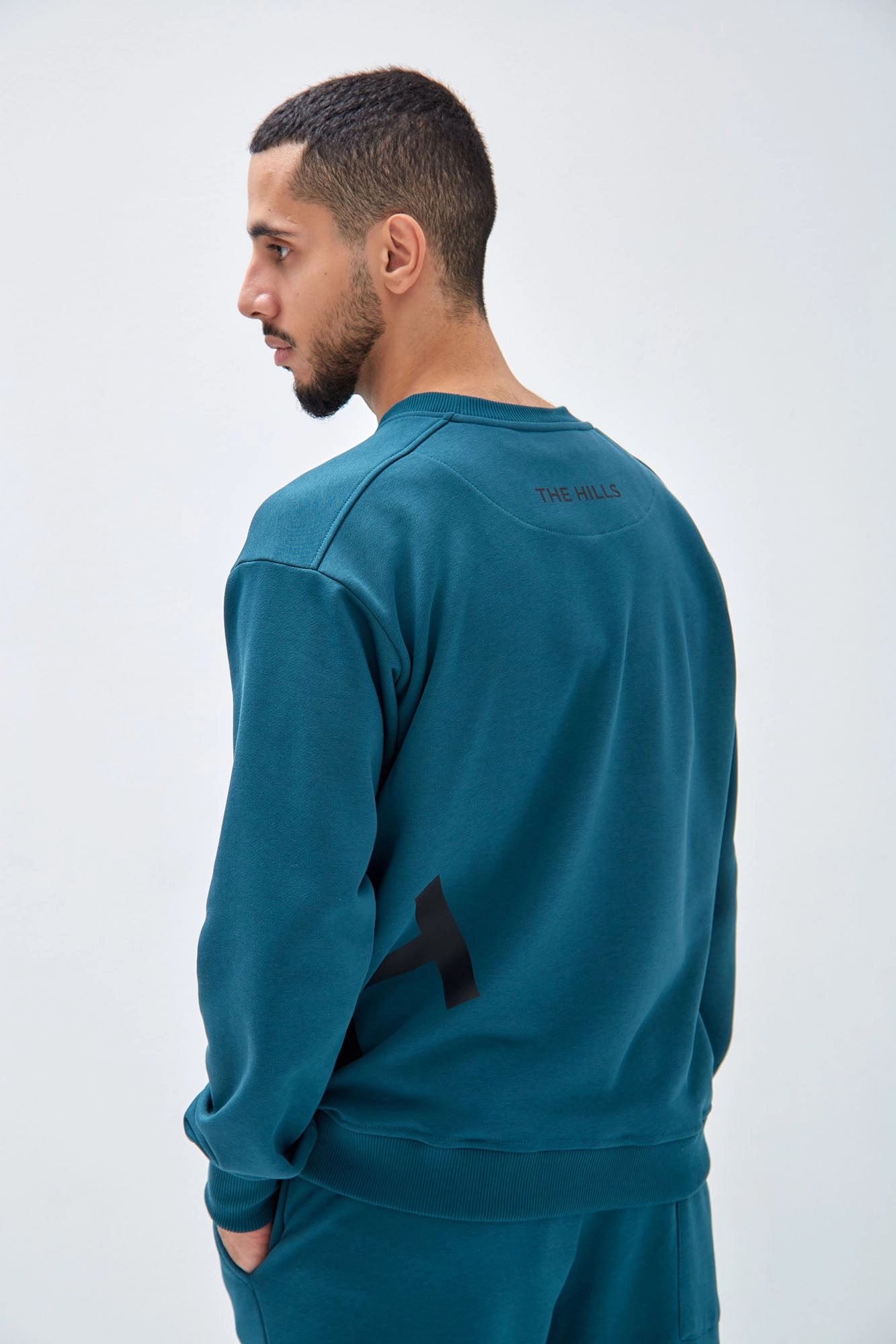 M-241-P-20-0060 Свитшот The Hills Зеленый