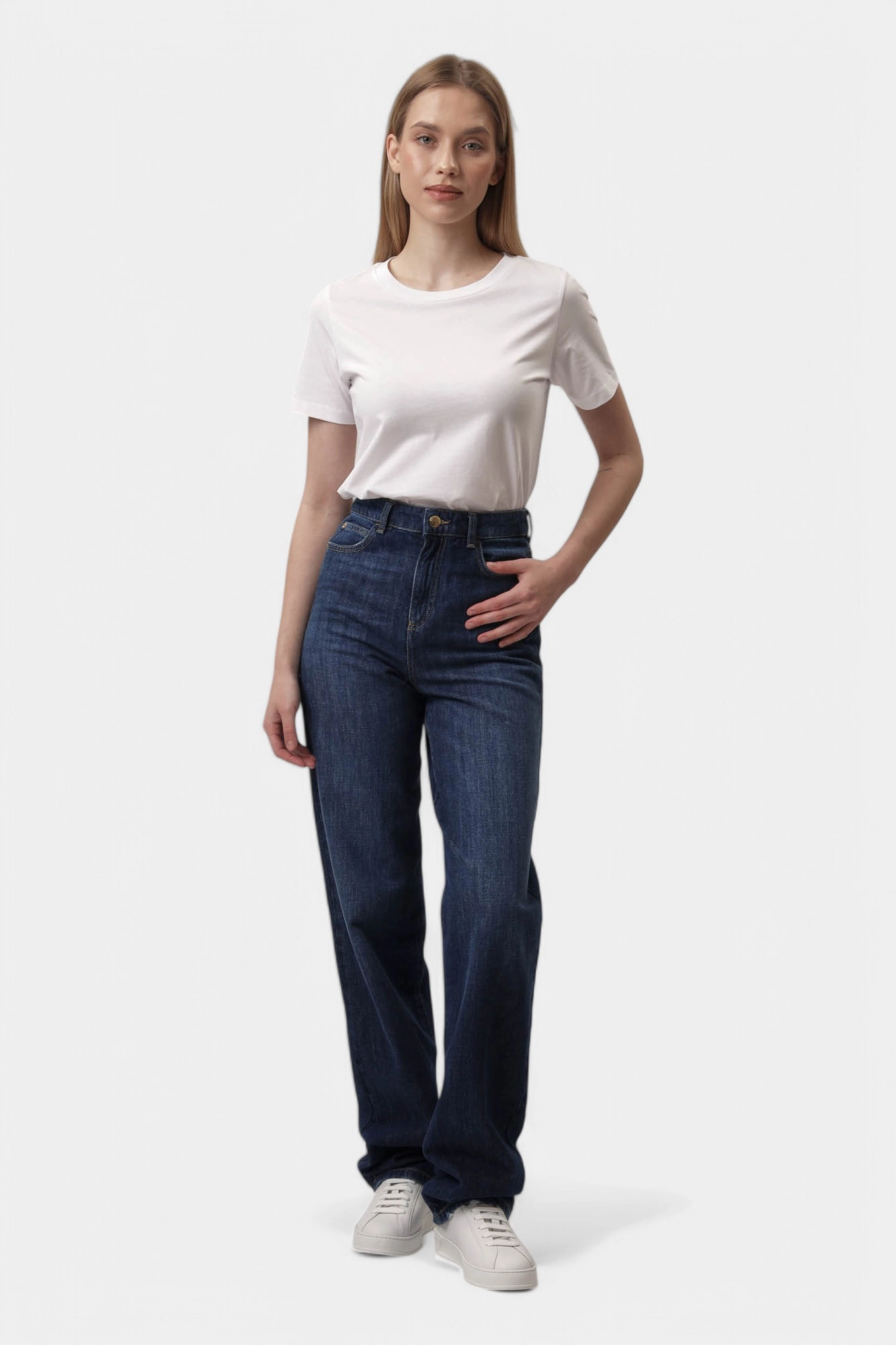 EW000736_AF12676 брюки джинсовые emporio armani 