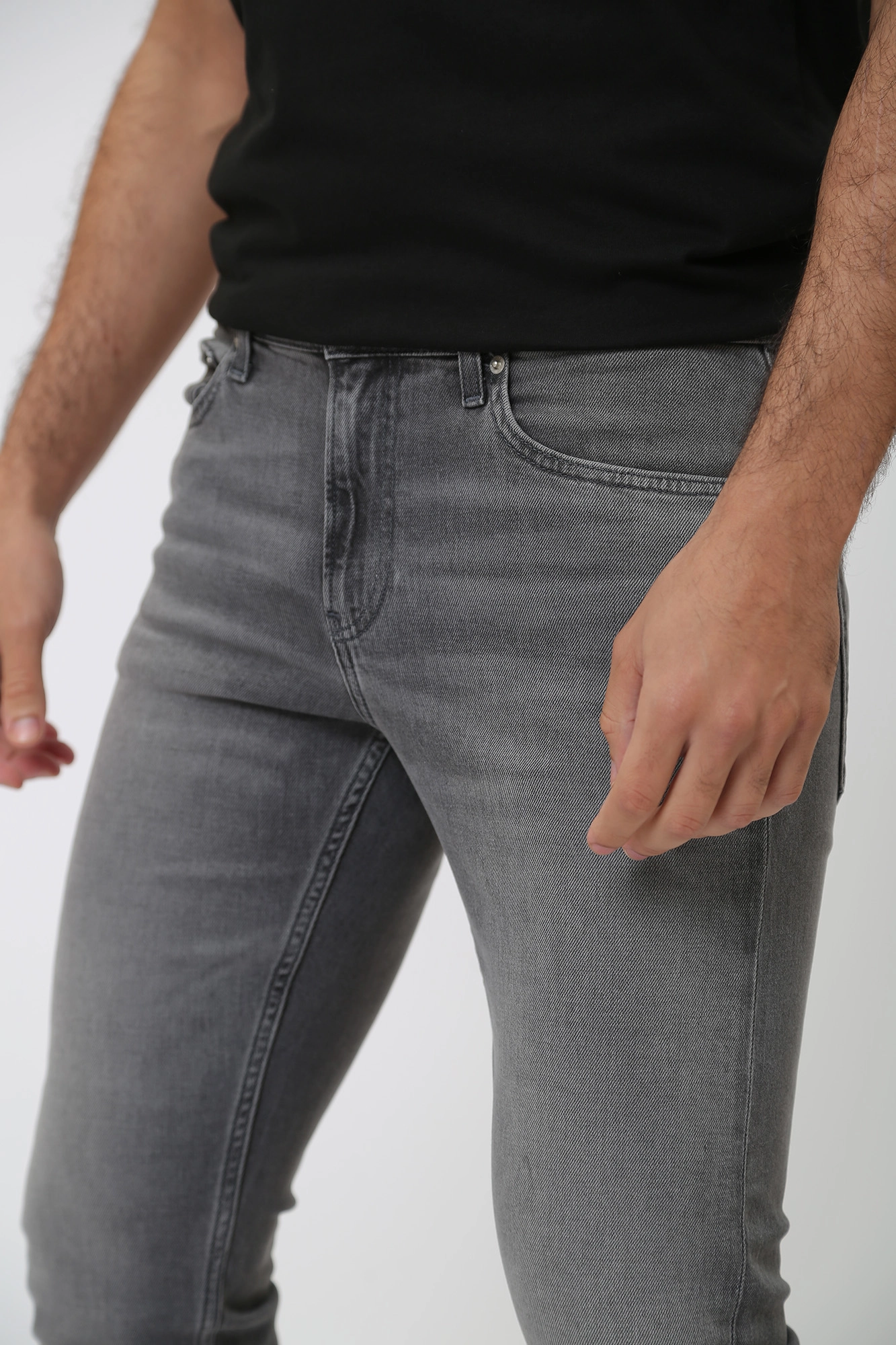 J30J323861 Брюки джинсовые Calvin Klein Jeans Серый