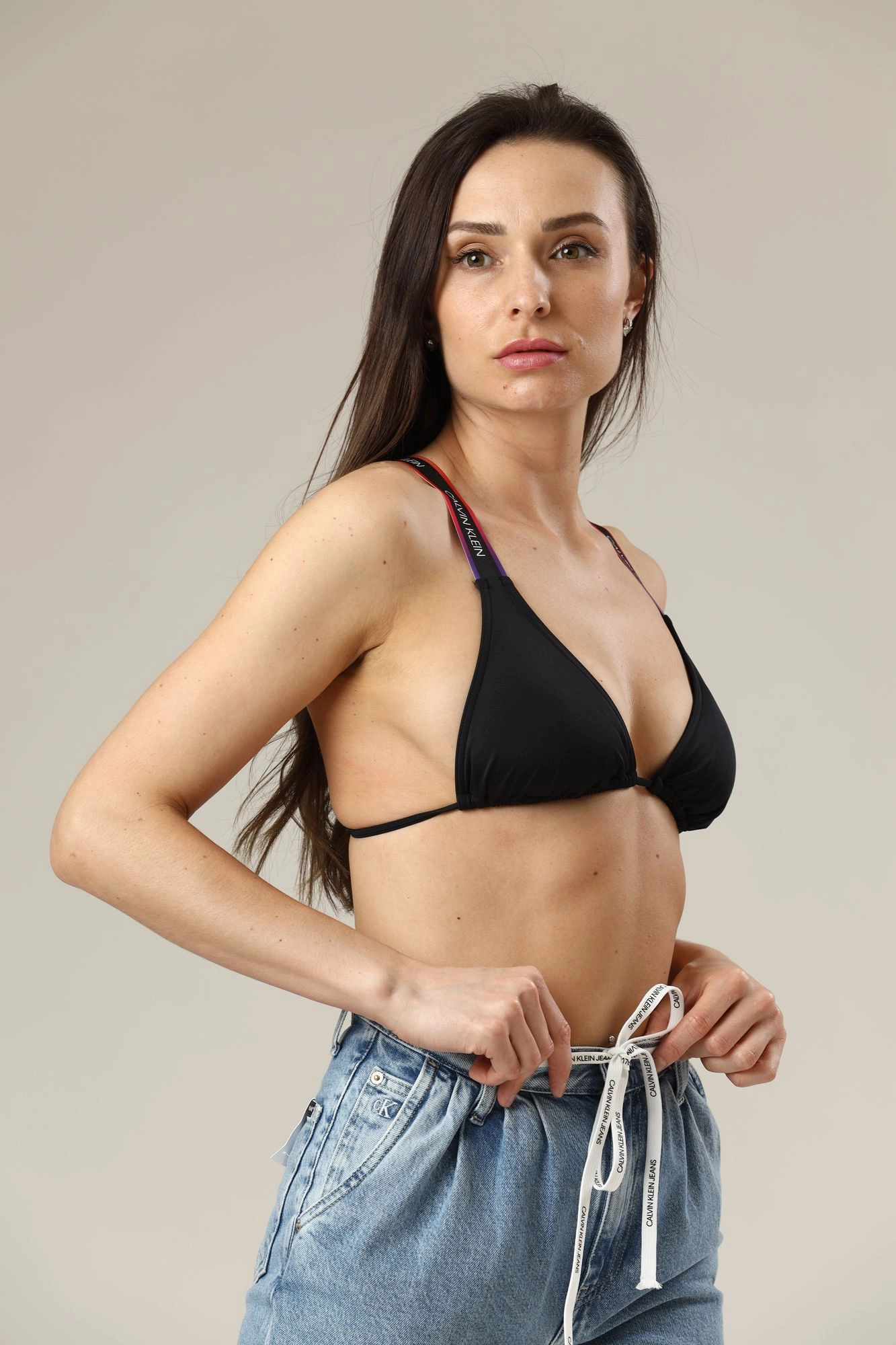 KW0KW01314_BEH верх от купального костюма calvin klein underwear 