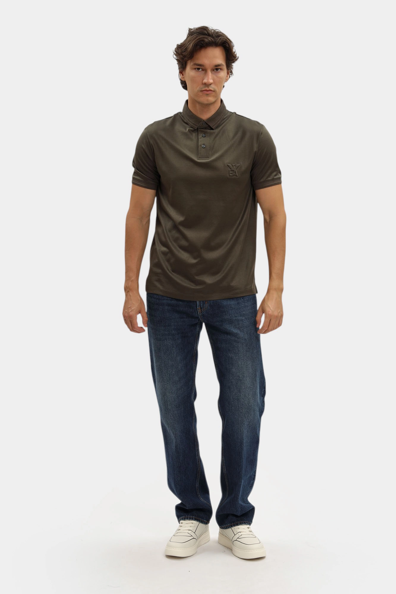 EM003002_ AF10761 Футболка Поло Emporio Armani Черный