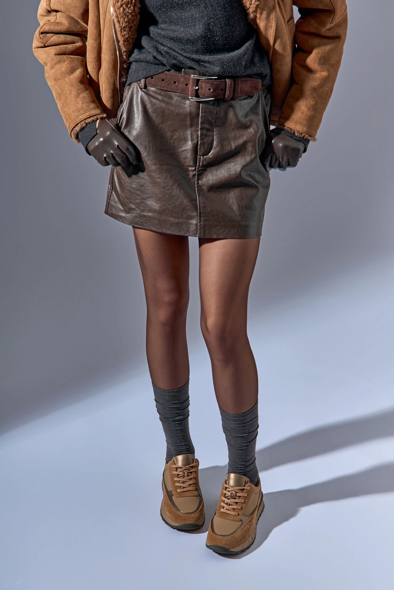 RP-QS716-F206 Кроссовки Red Pin Коричневый