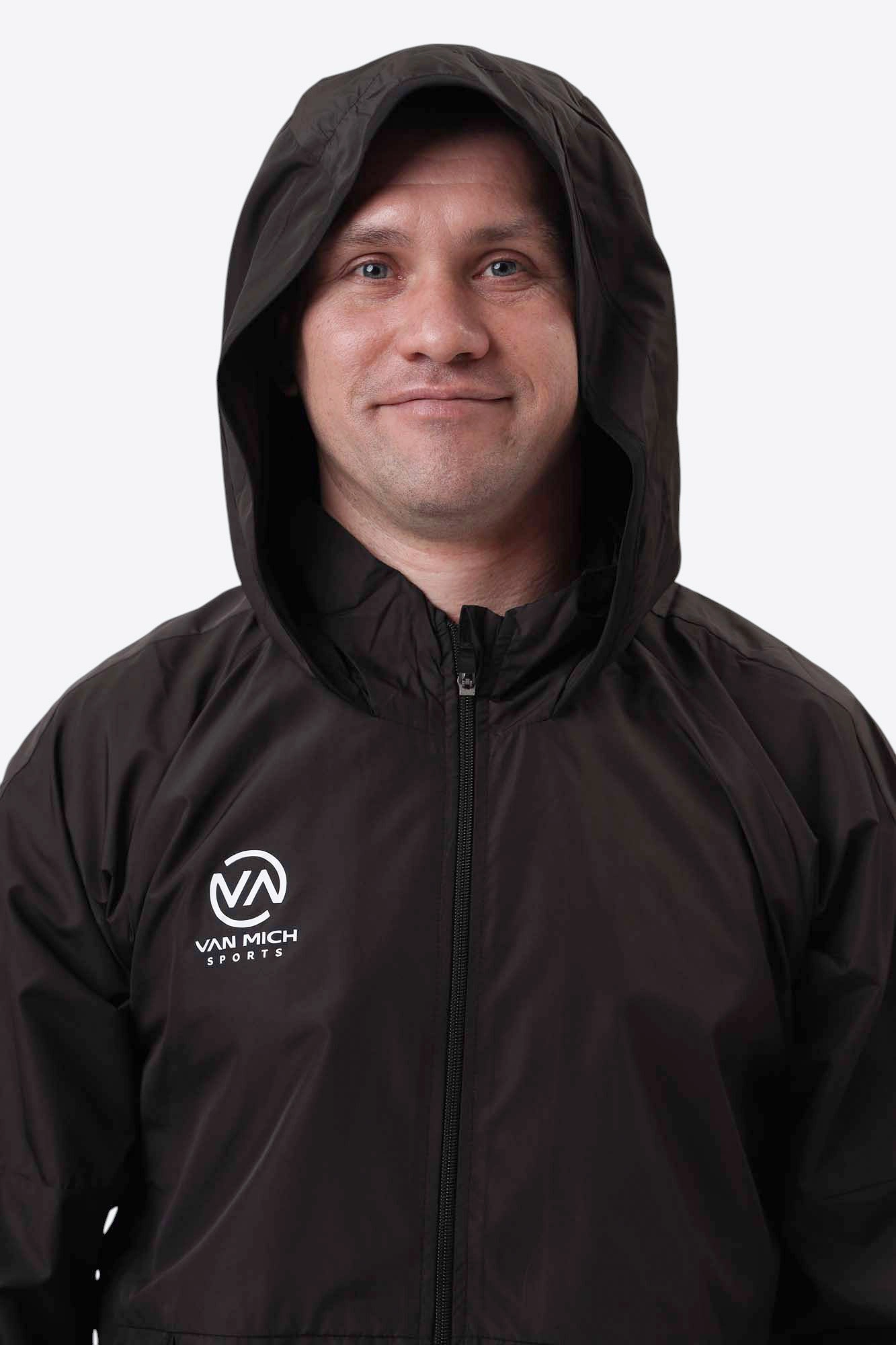 IND4601 Куртка ветрозащитная Van Mich Sports Черный