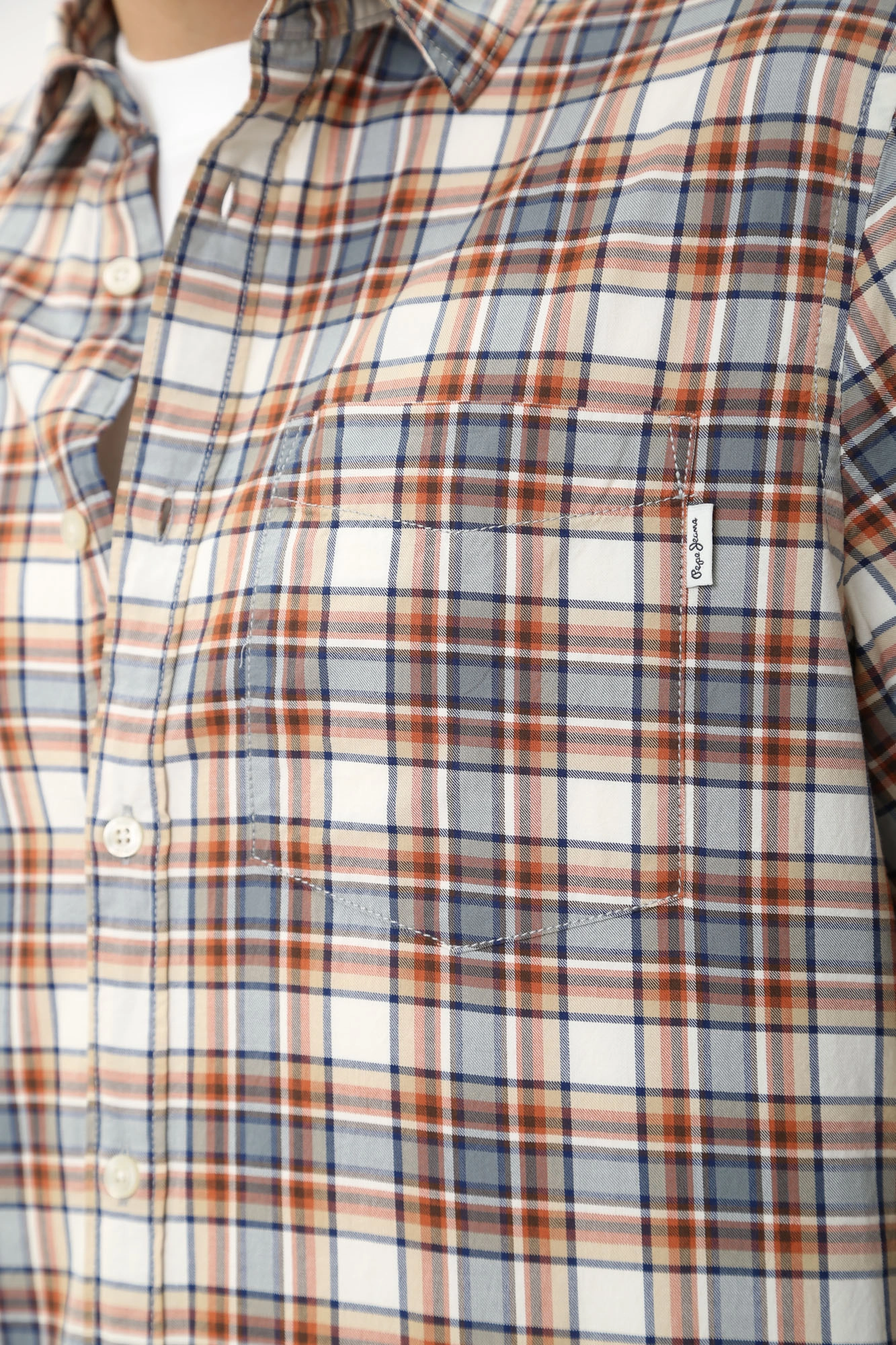 PM308727 Рубашка с длинным рукавом Pepe Jeans Оранжевый