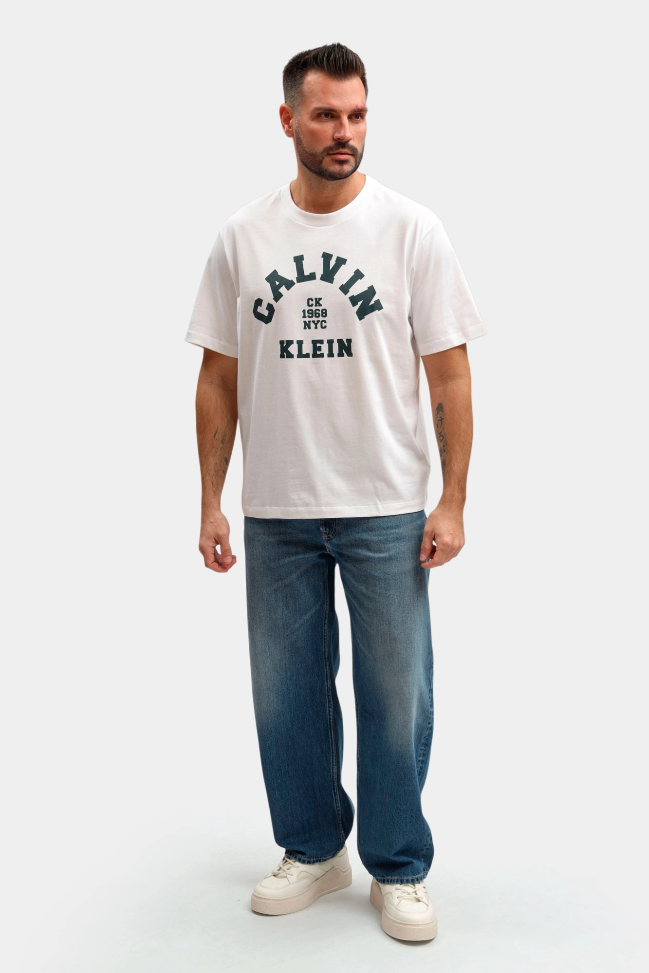 LV04RE810G Футболка Calvin Klein Jeans Белый